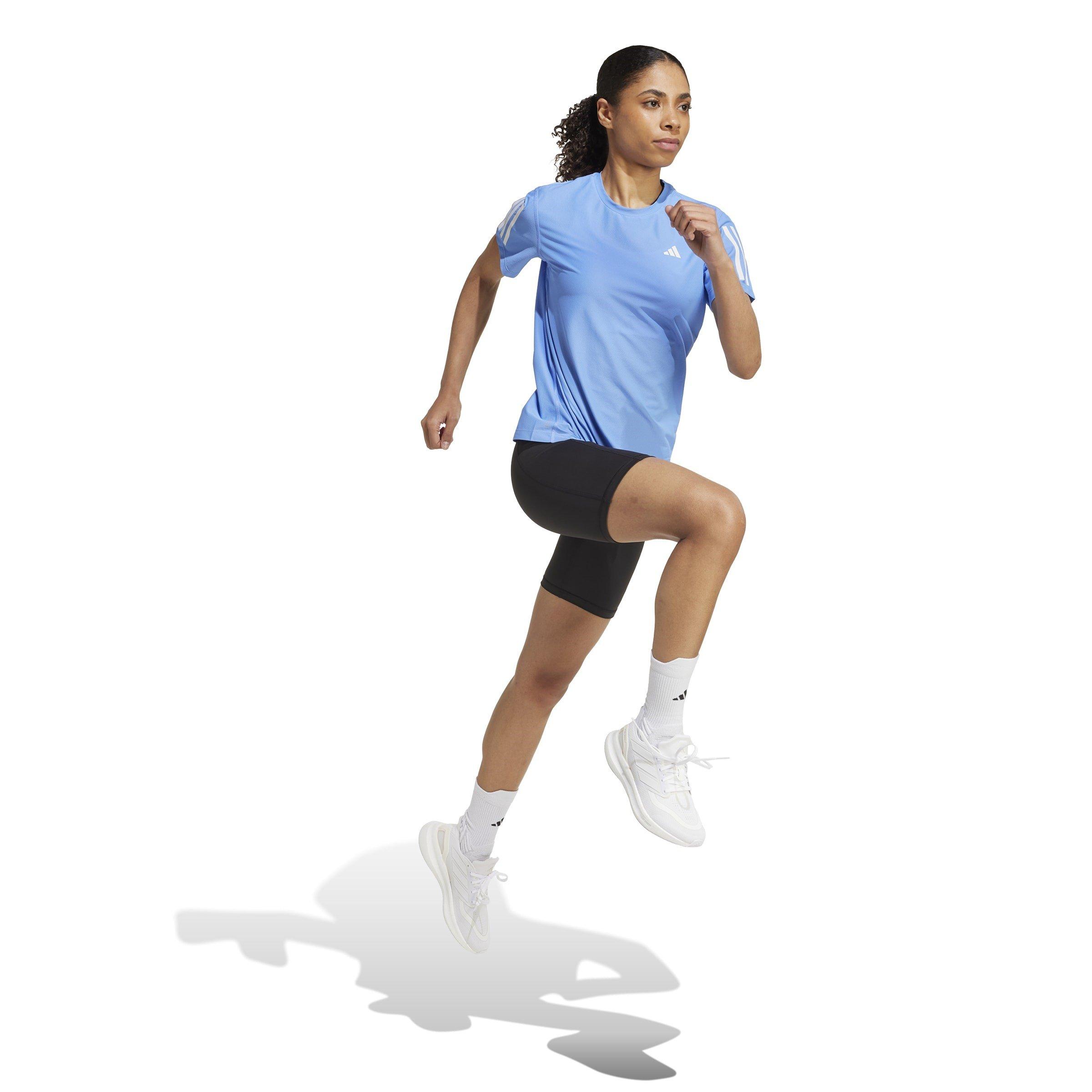Blue Fusion - adidas - Own The Run Womens Performance T Shirt - 6