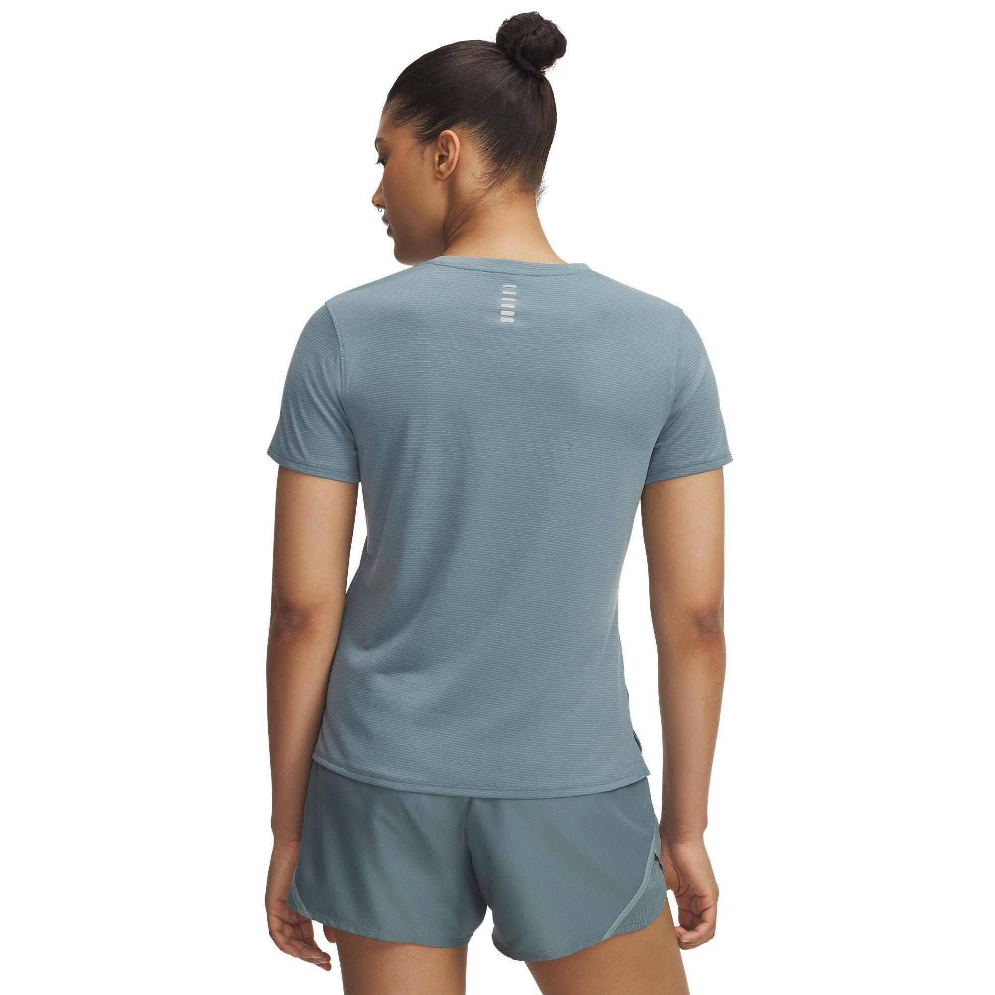 Blue/Reflective - Under Armour - Under Launch Short Sleeve Tee Women - 4