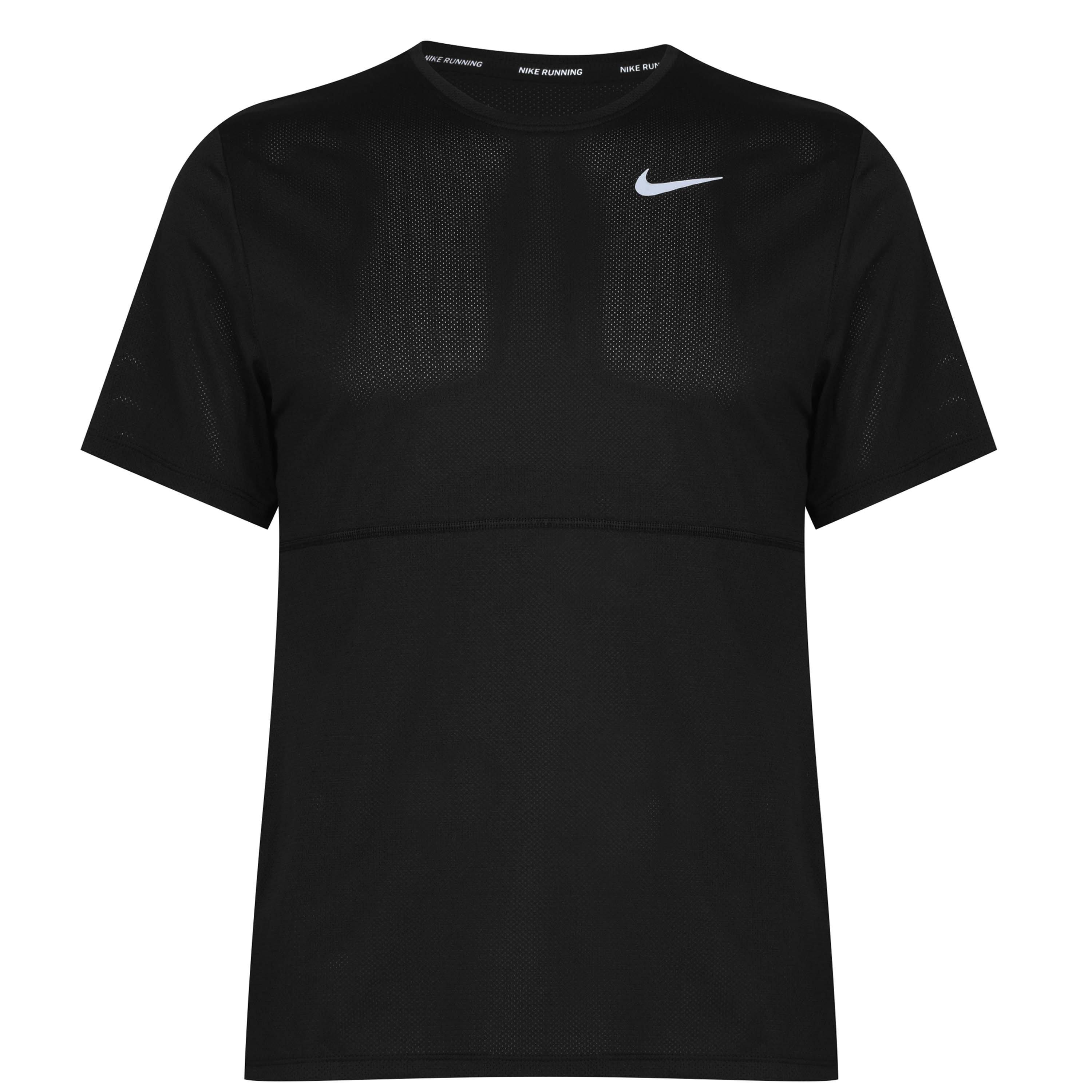 BLACK/BLACK/REF - Nike - Breathe Men's Running Top - 1