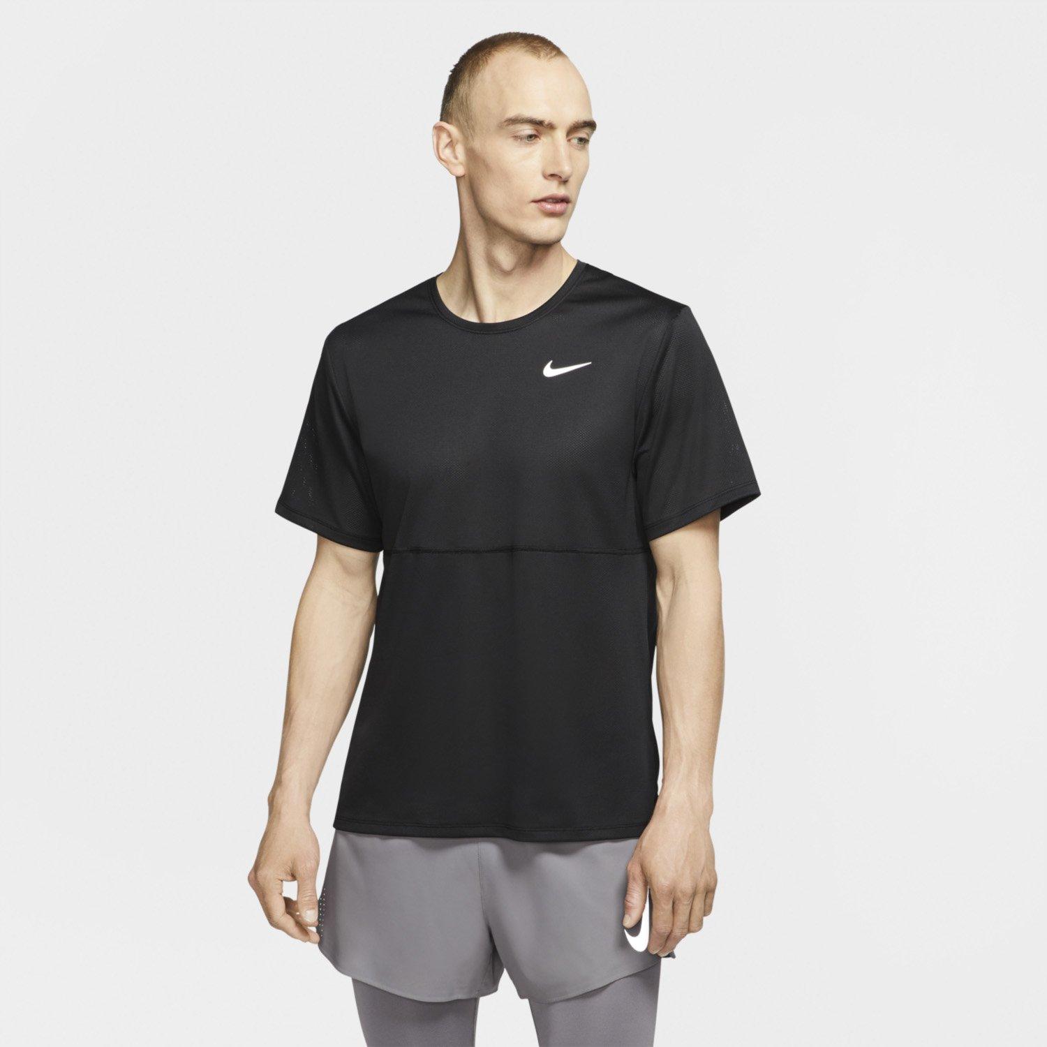 BLACK/BLACK/REF - Nike - Breathe Men's Running Top - 2
