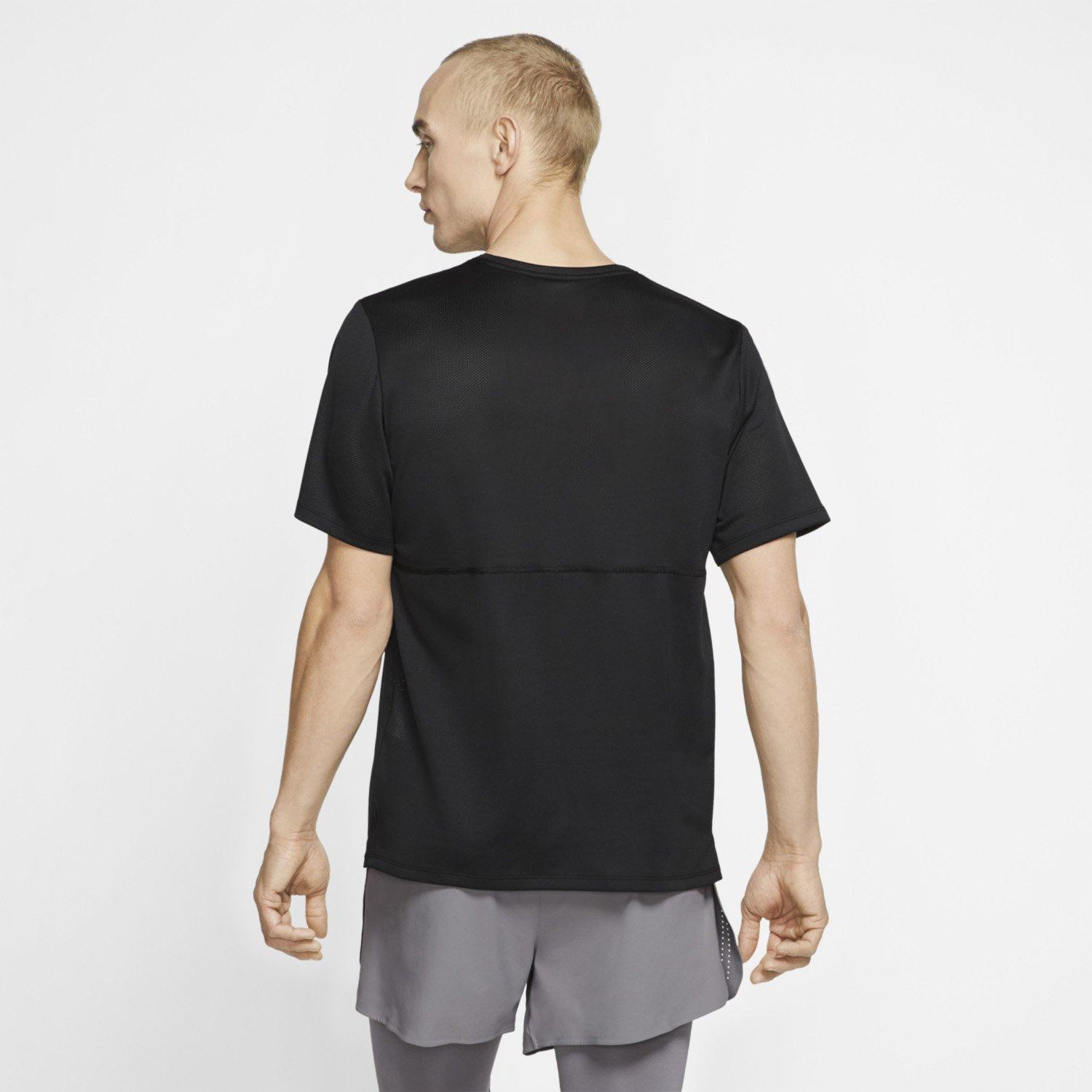 BLACK/BLACK/REF - Nike - Breathe Men's Running Top - 3
