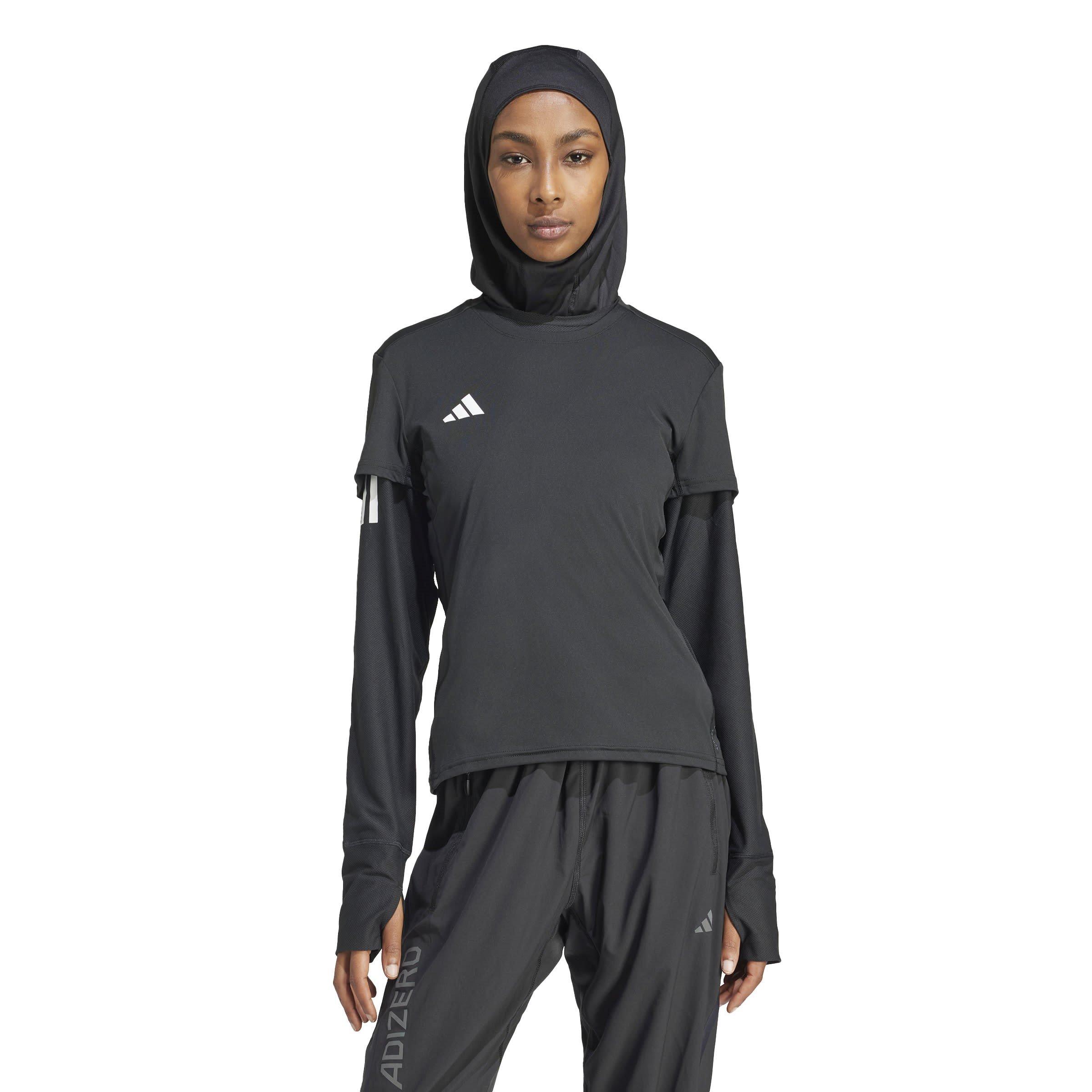 Black - adidas - Adizero Essentials Womens Running T Shirt - 3