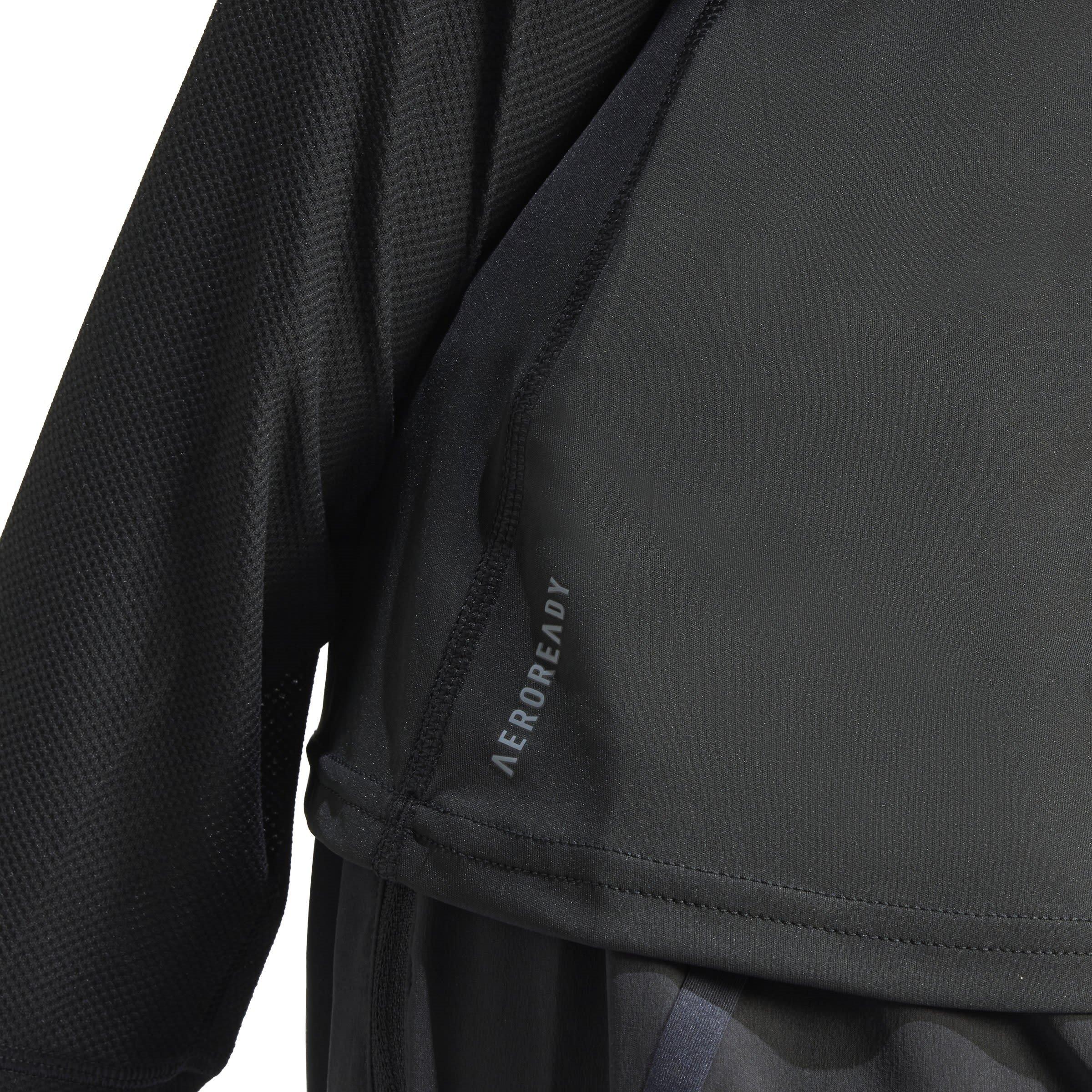 Black - adidas - Adizero Essentials Womens Running T Shirt - 7