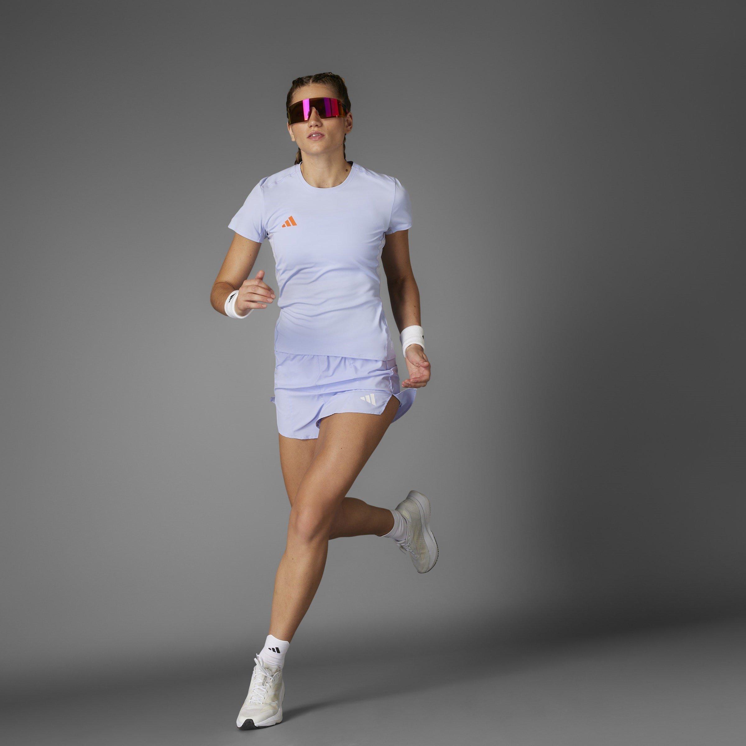 Violet Tone - adidas - Adizero Essentials Womens Running T Shirt - 11