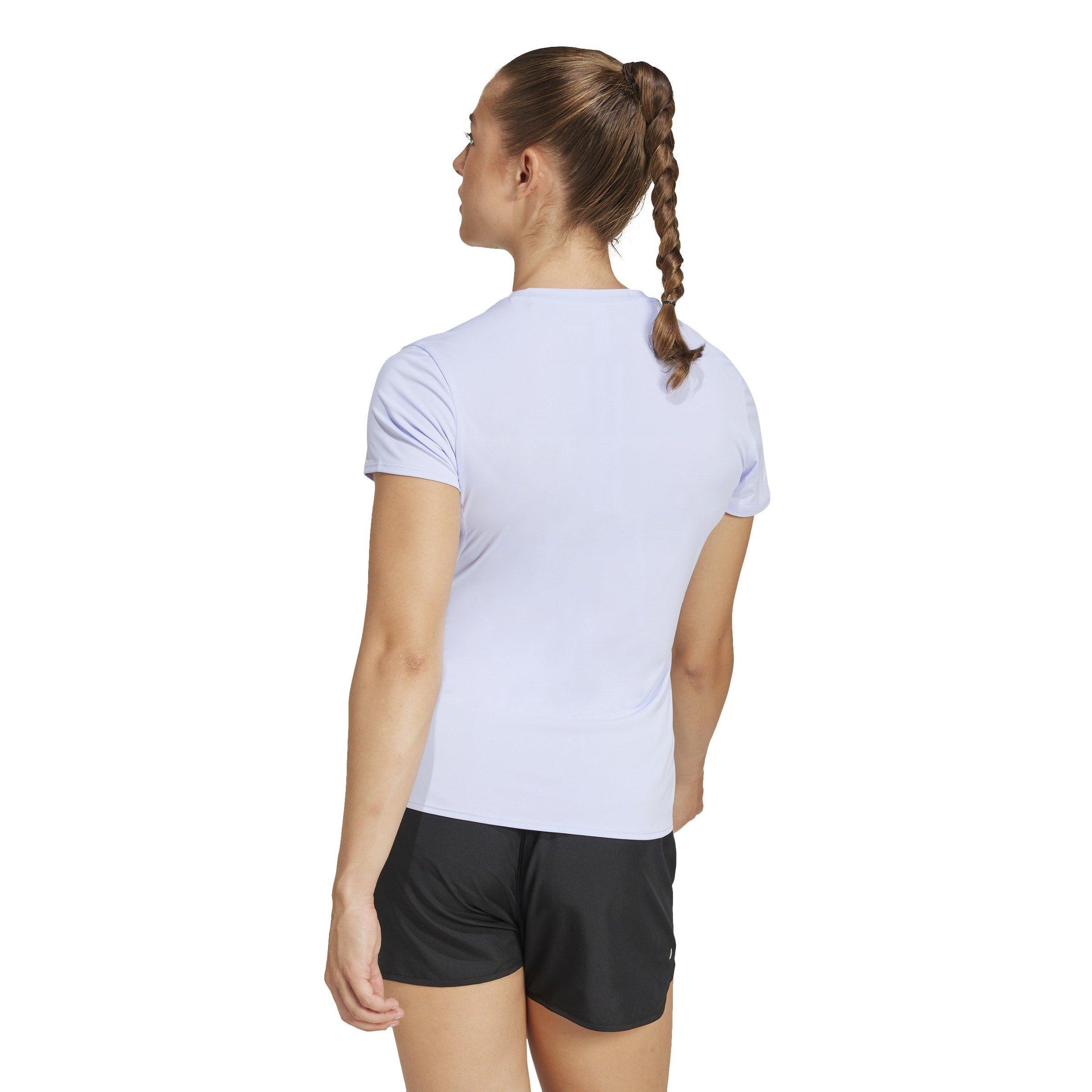 Violet Tone - adidas - Adizero Essentials Womens Running T Shirt - 4