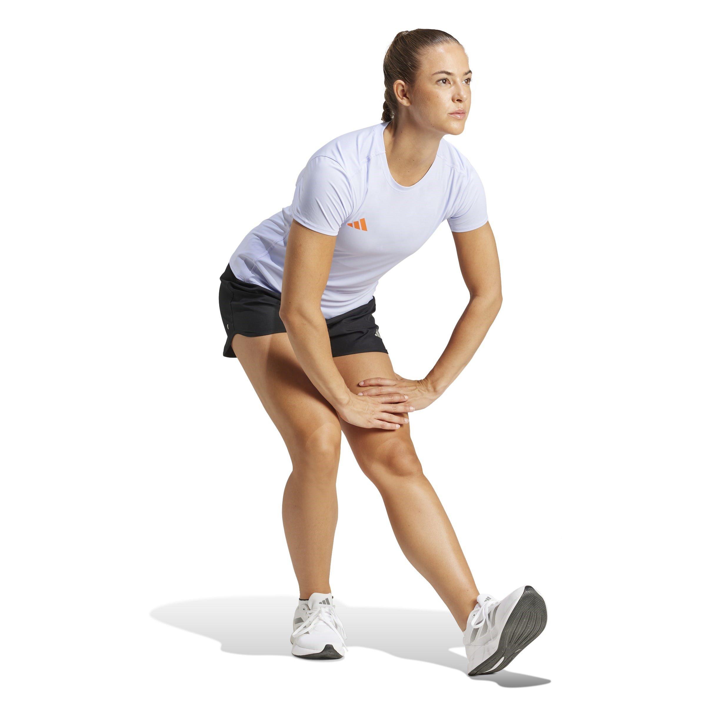 Violet Tone - adidas - Adizero Essentials Womens Running T Shirt - 5