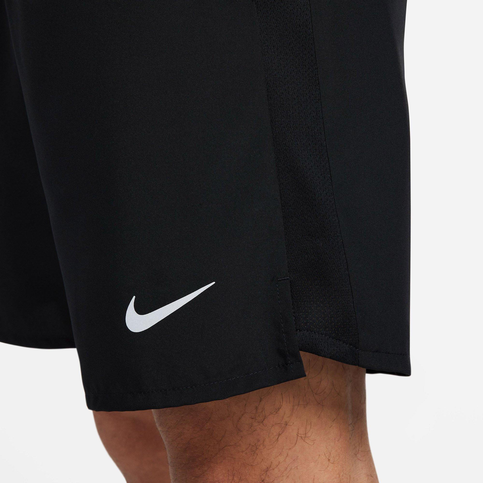 Black/Ref.Silv - Nike - Dri FIT Challenger Mens Performance Shorts - 6