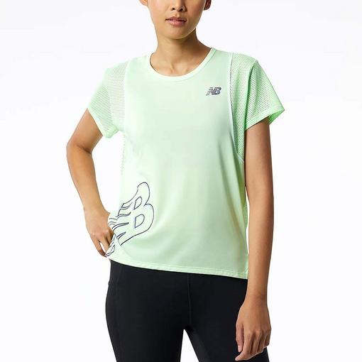 New Balance Balance Printed Fast Flight Womens Running T Shirt