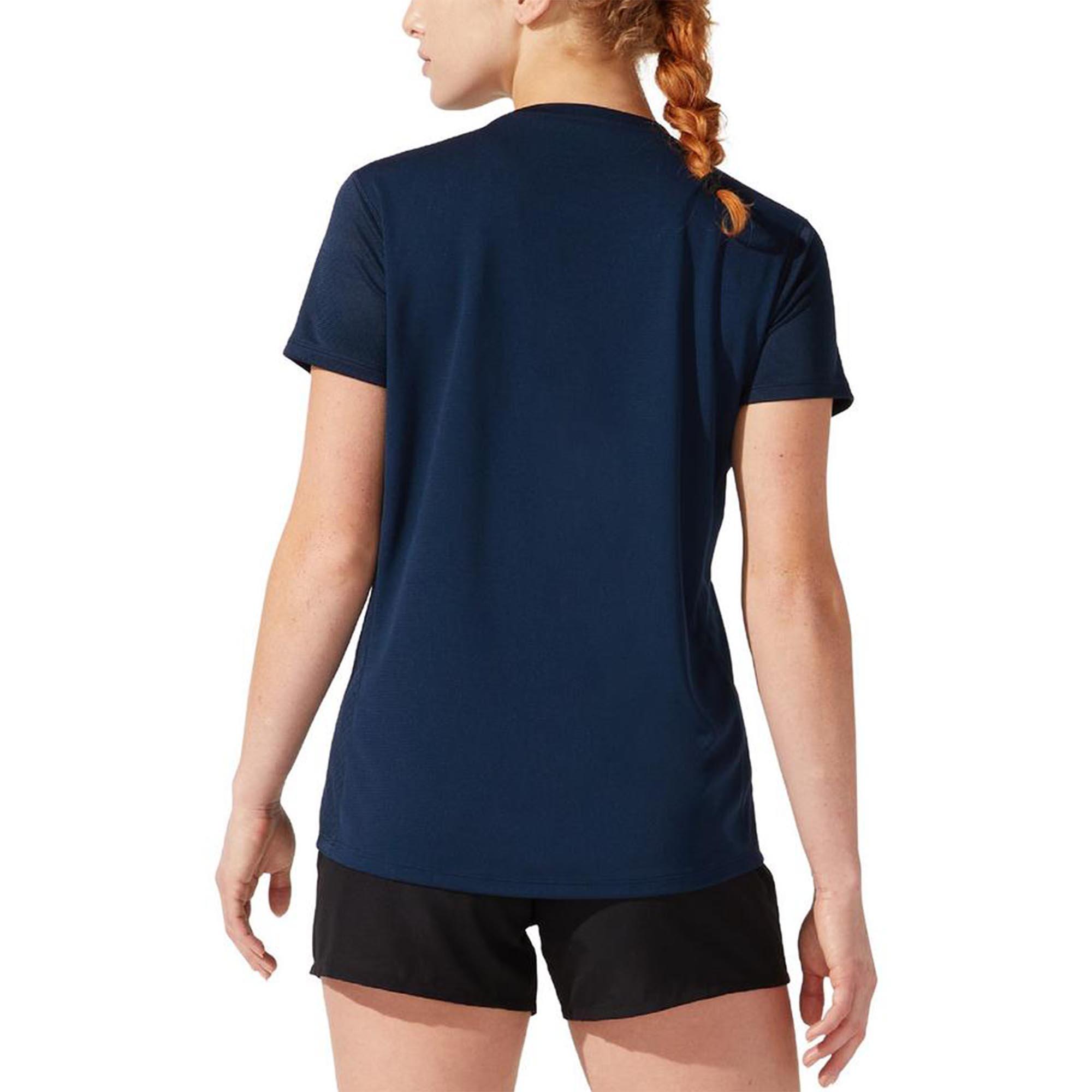 French Blue - Asics - Silver Womens Performance T Shirt - 2