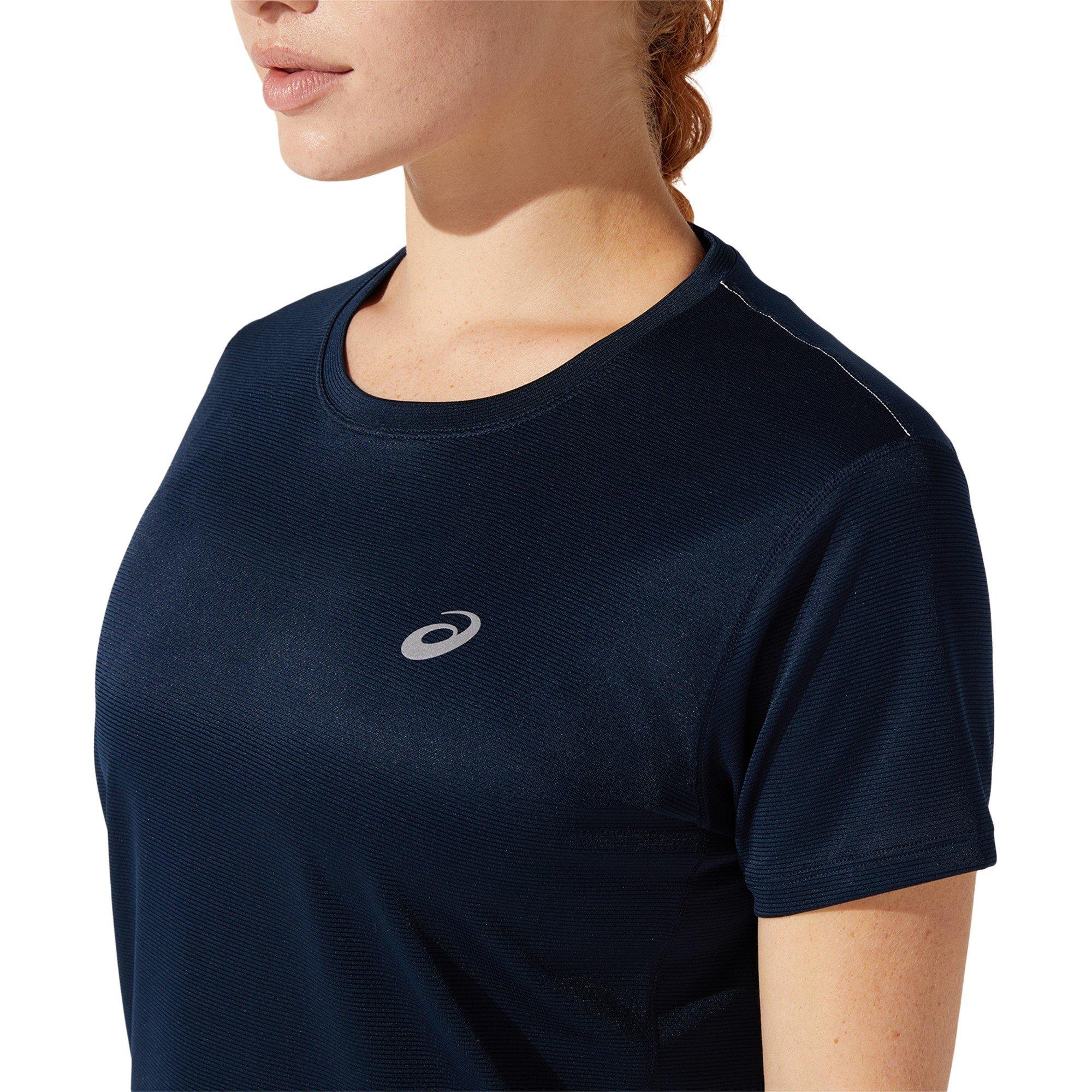 French Blue - Asics - Silver Womens Performance T Shirt - 3