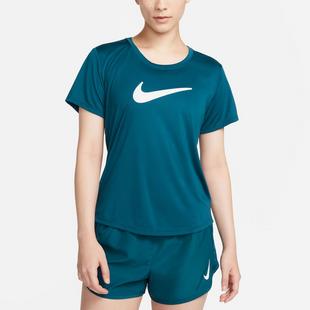 V.Blue/Platinum - Nike - Swoosh Womens Running T Shirt - 1
