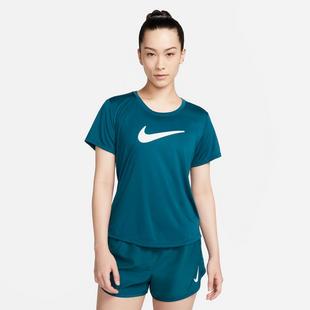 V.Blue/Platinum - Nike - Swoosh Womens Running T Shirt - 6