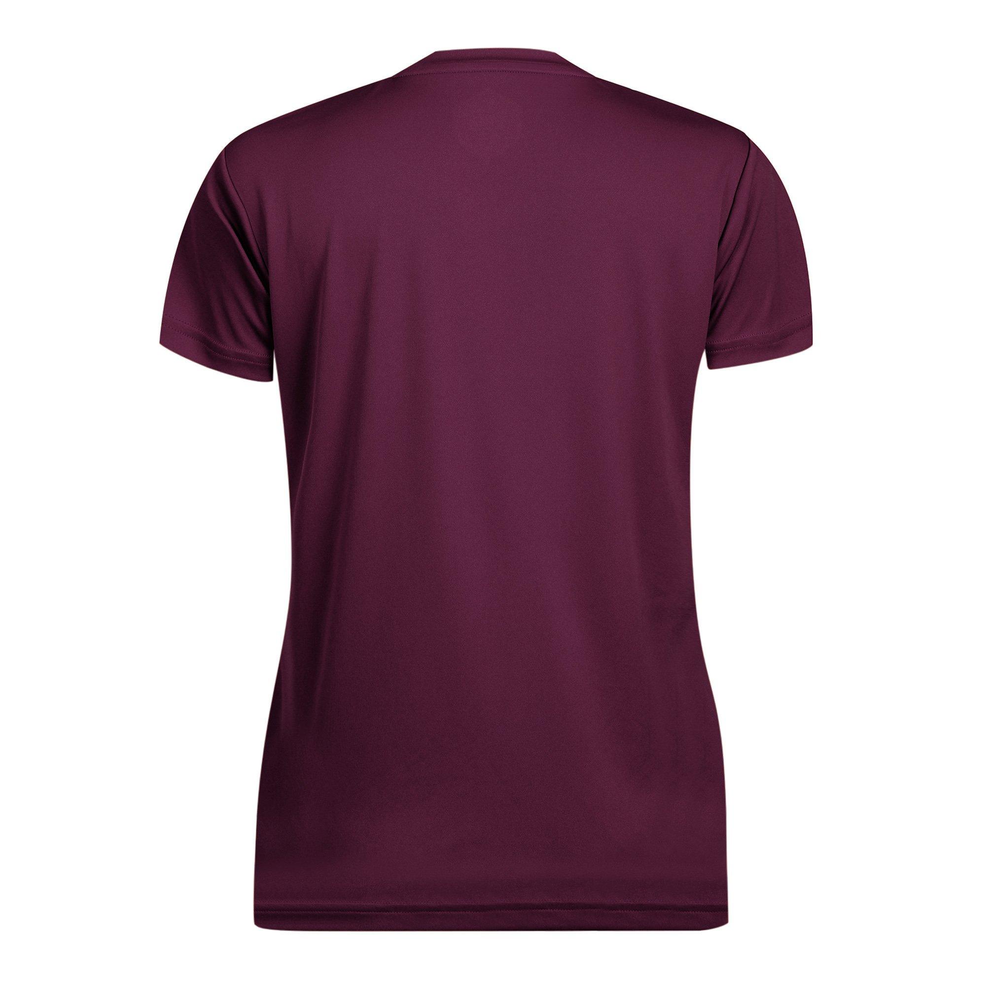 Dark Red - Asics - asics Spiral Womens Performance T Shirt - 2
