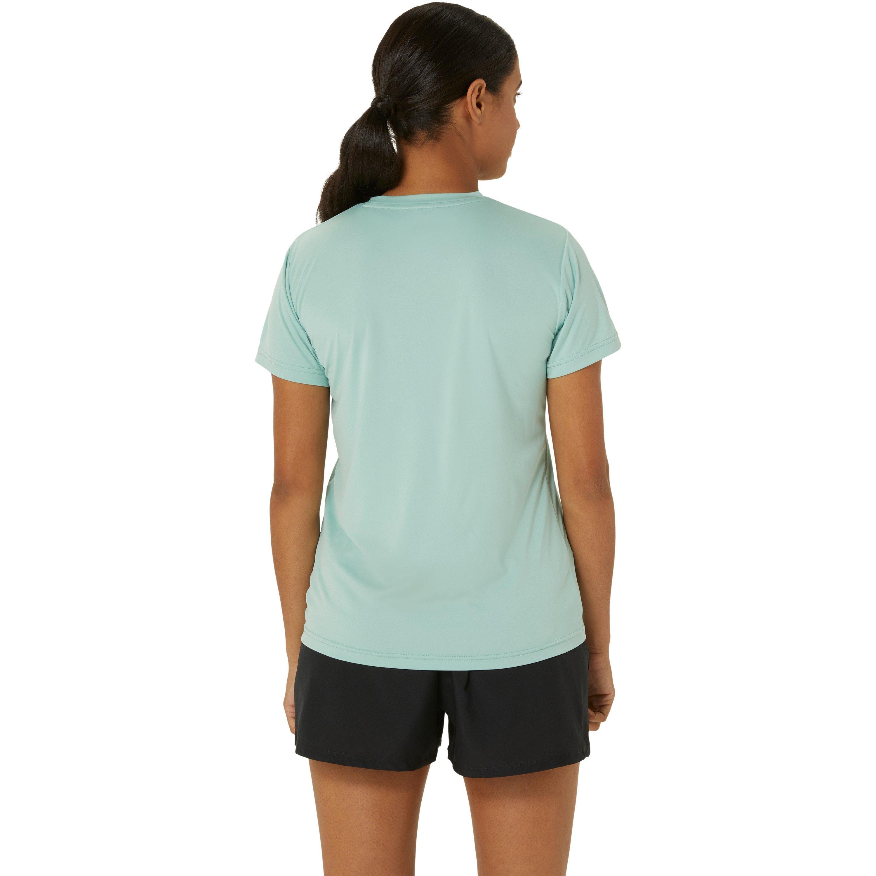 LIGHT CELADON - Asics - asics Spiral Womens Performance T Shirt - 5