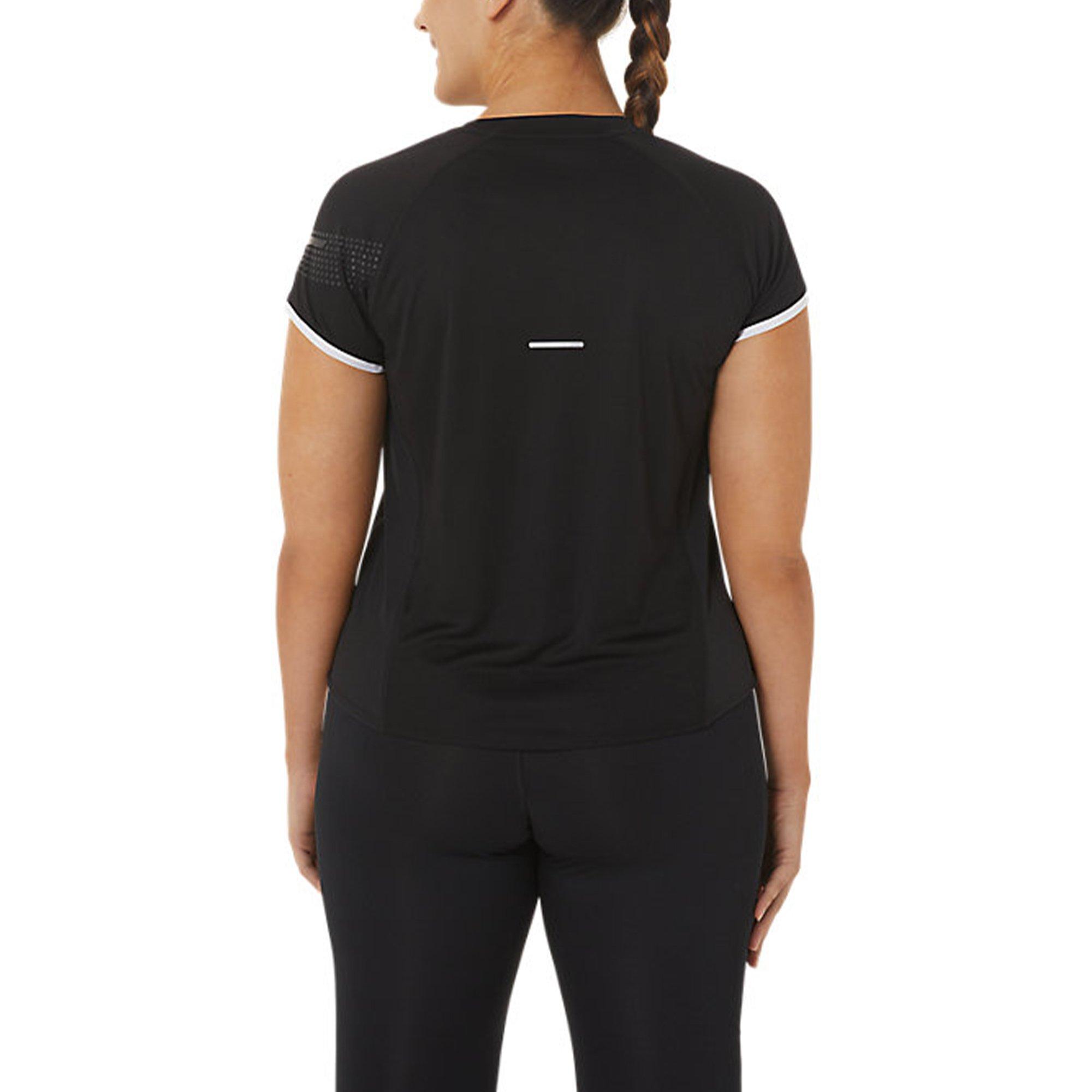 Black - Asics - Icon Womens Short Sleeve Top - 2