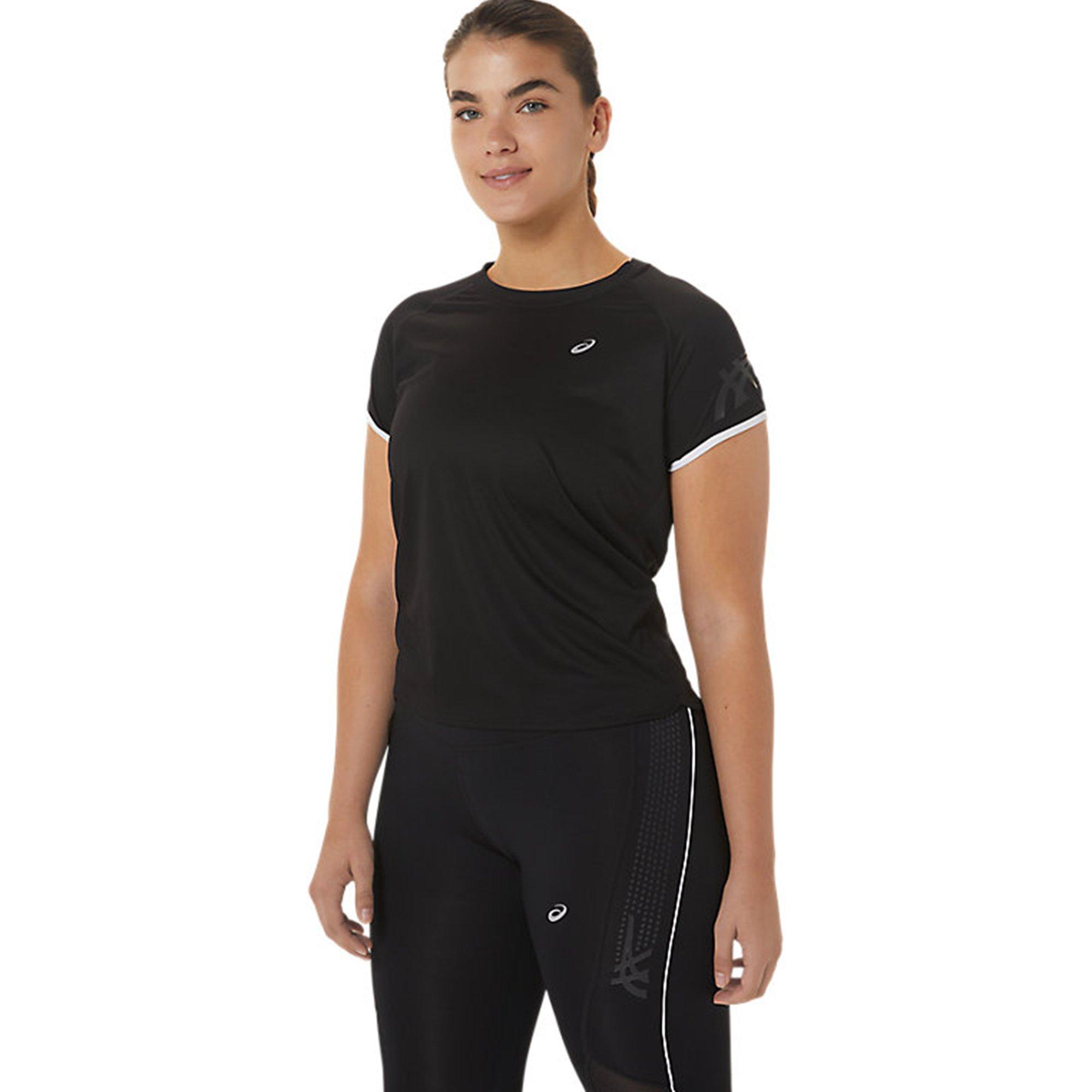 Black - Asics - Icon Womens Short Sleeve Top - 6