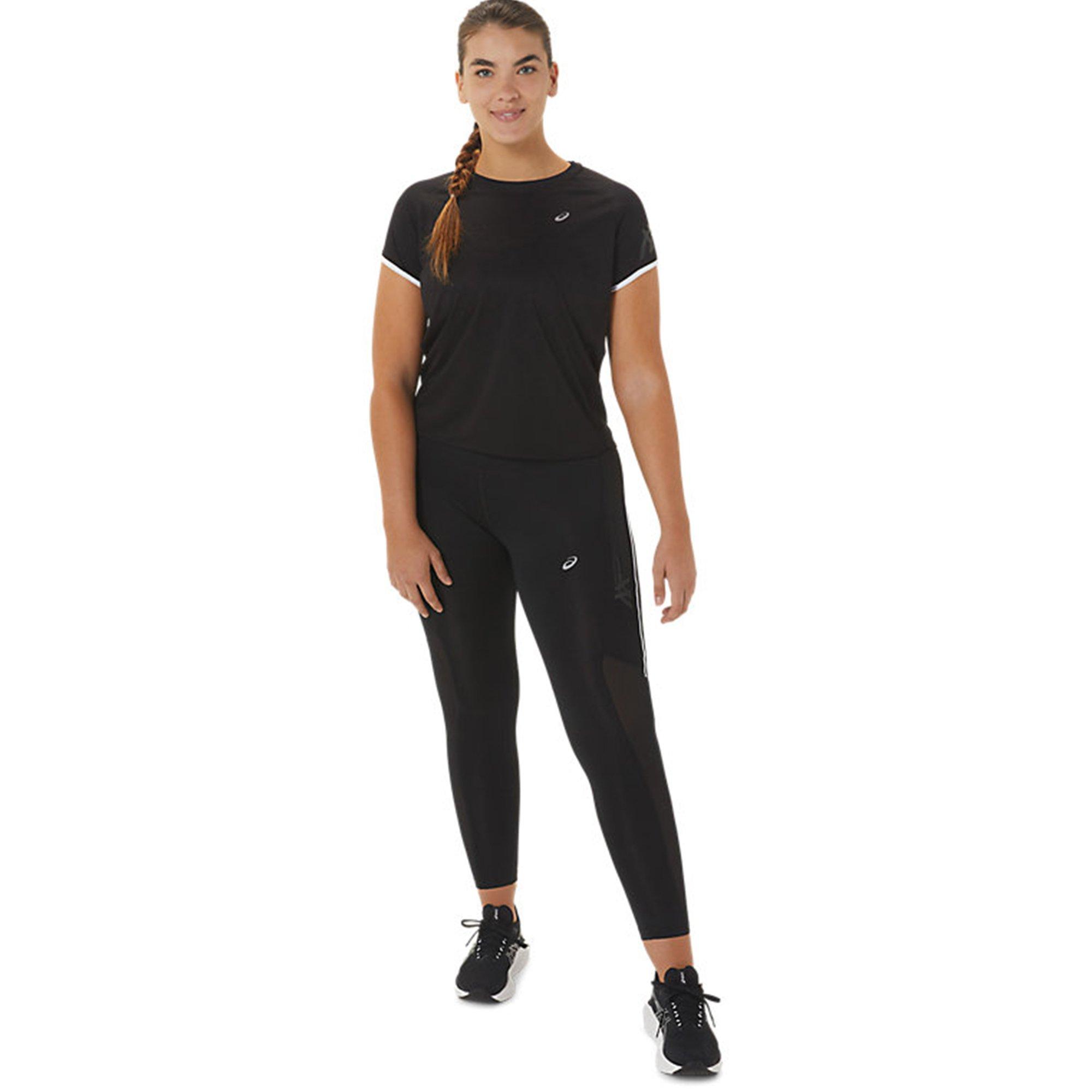 Black - Asics - Icon Womens Short Sleeve Top - 7
