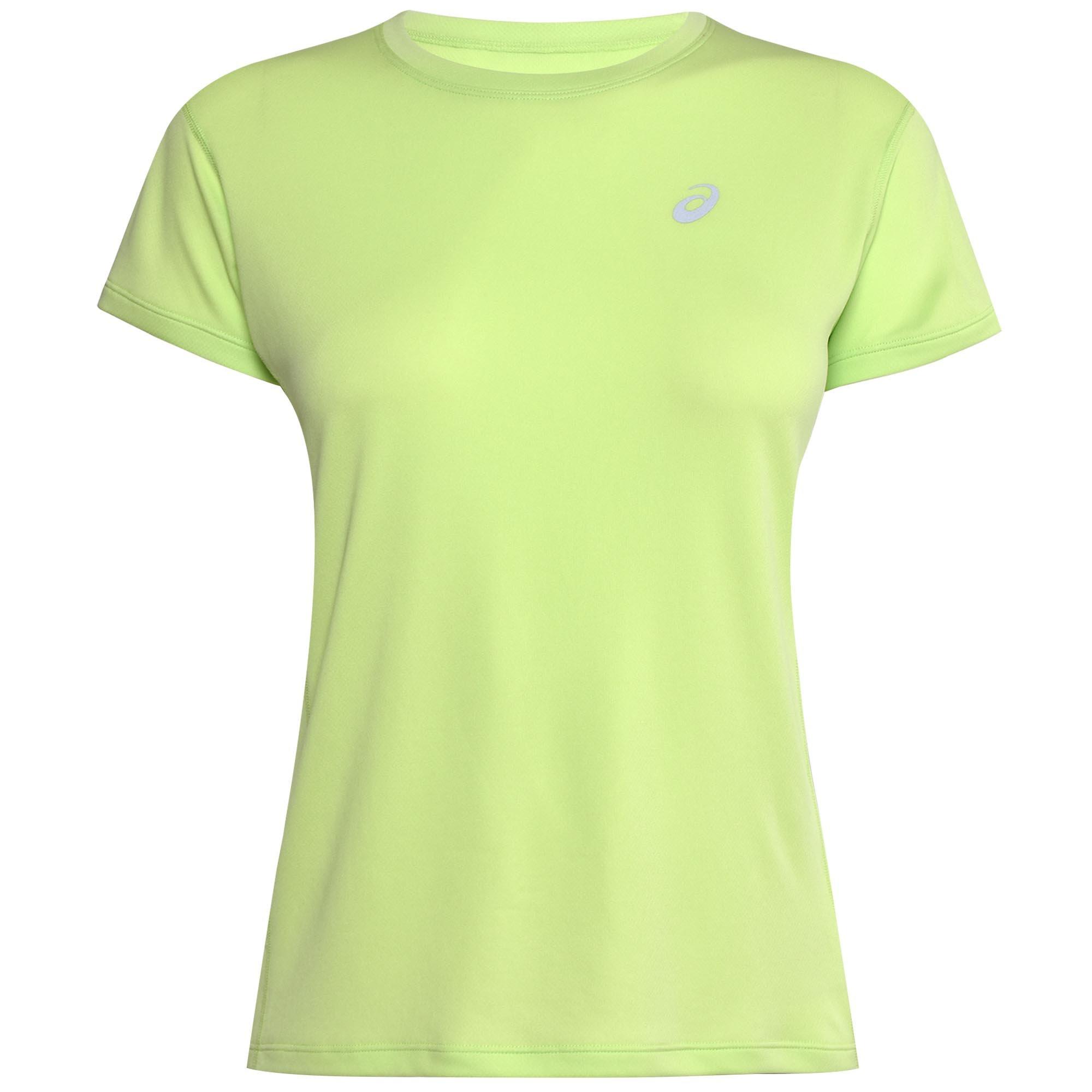 Lime - Asics - Silver Womens Running T Shirt - 1