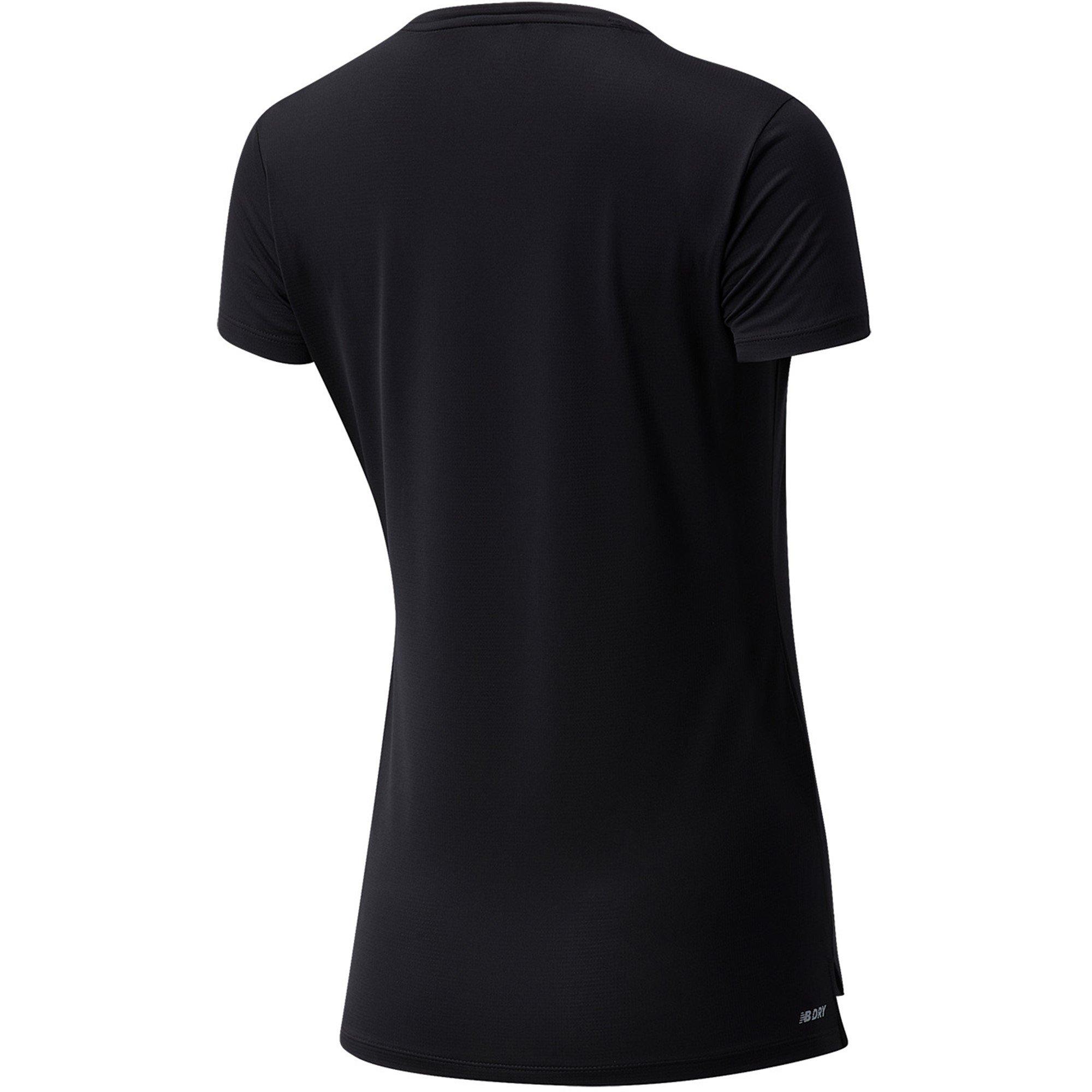Preto - New Balance - Running T Shirt Ladies - 2