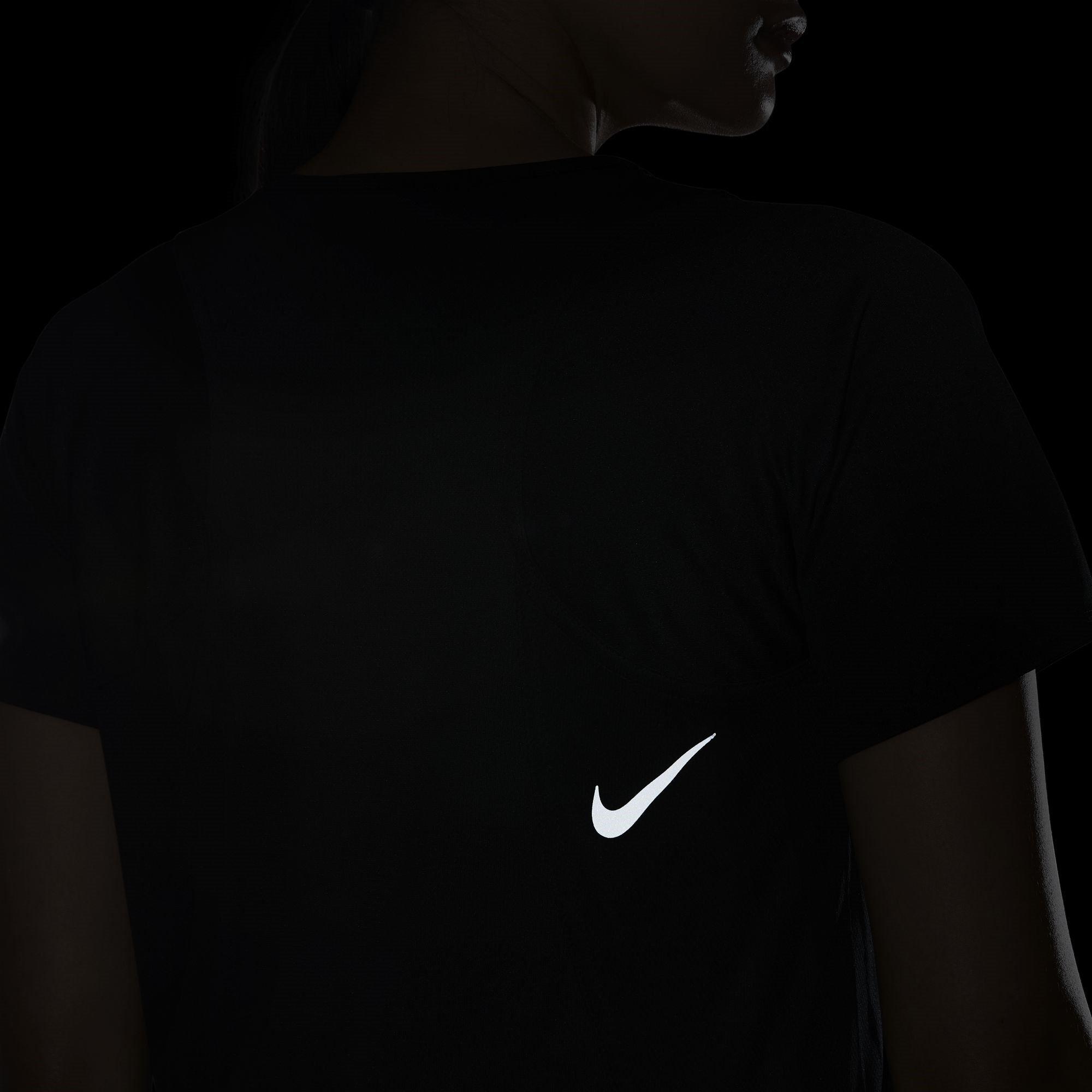 Preto - Nike - Dri-FIT Short Sleeve Race Top Ladies - 8