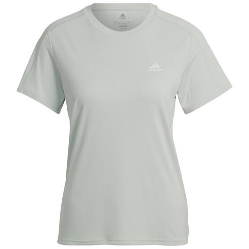 Linen Green - adidas - Run It Womens Running T Shirt - 1