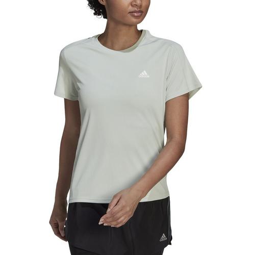 Linen Green - adidas - Run It Womens Running T Shirt - 2