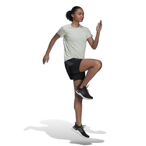 Linen Green - adidas - Run It Womens Running T Shirt - 4