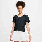 NOIR/BLANC - Nike - Court DriFit Tennis T Shirt Ladies - 3
