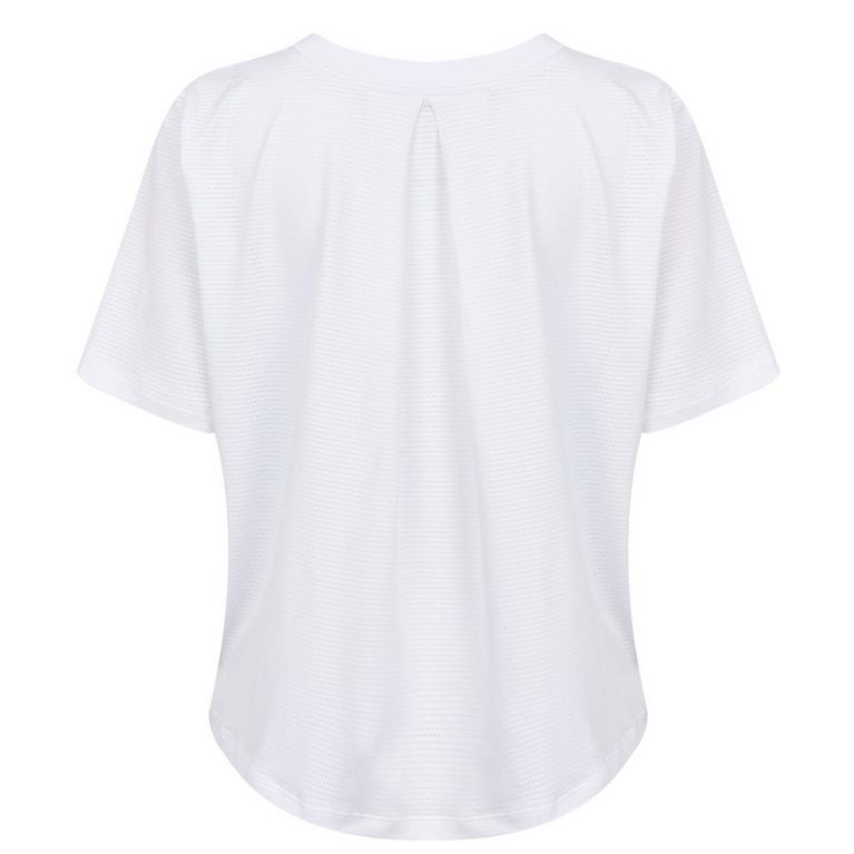 BLANC/NOIR - Nike - DriFit Advance T Shirt Womens - 7