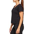 Noir - Asics - Racer Crop Short Sleeve T Shirt Womens - 1