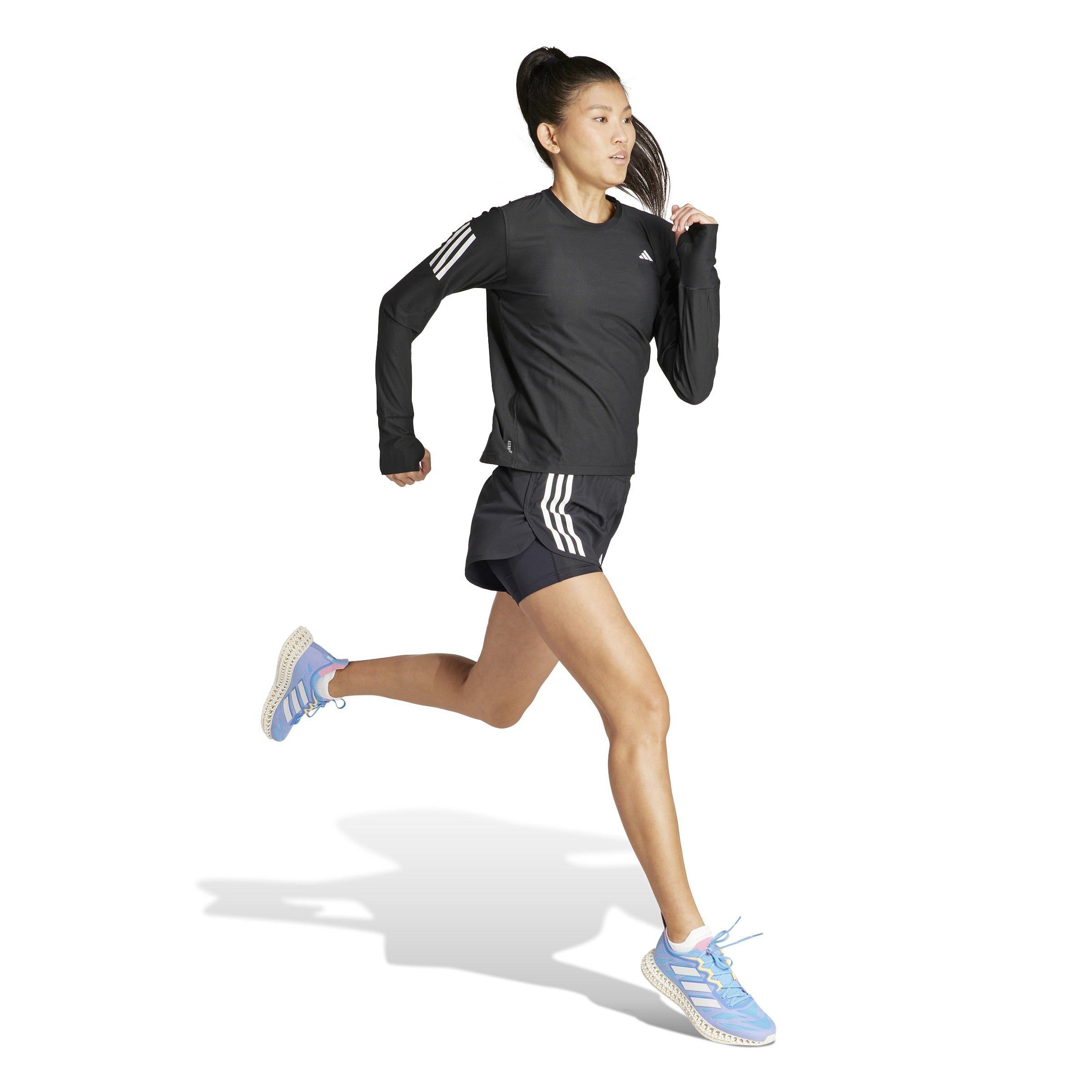 Black - adidas - Own The Run Womens Performance Long Sleeve T Shirt - 4