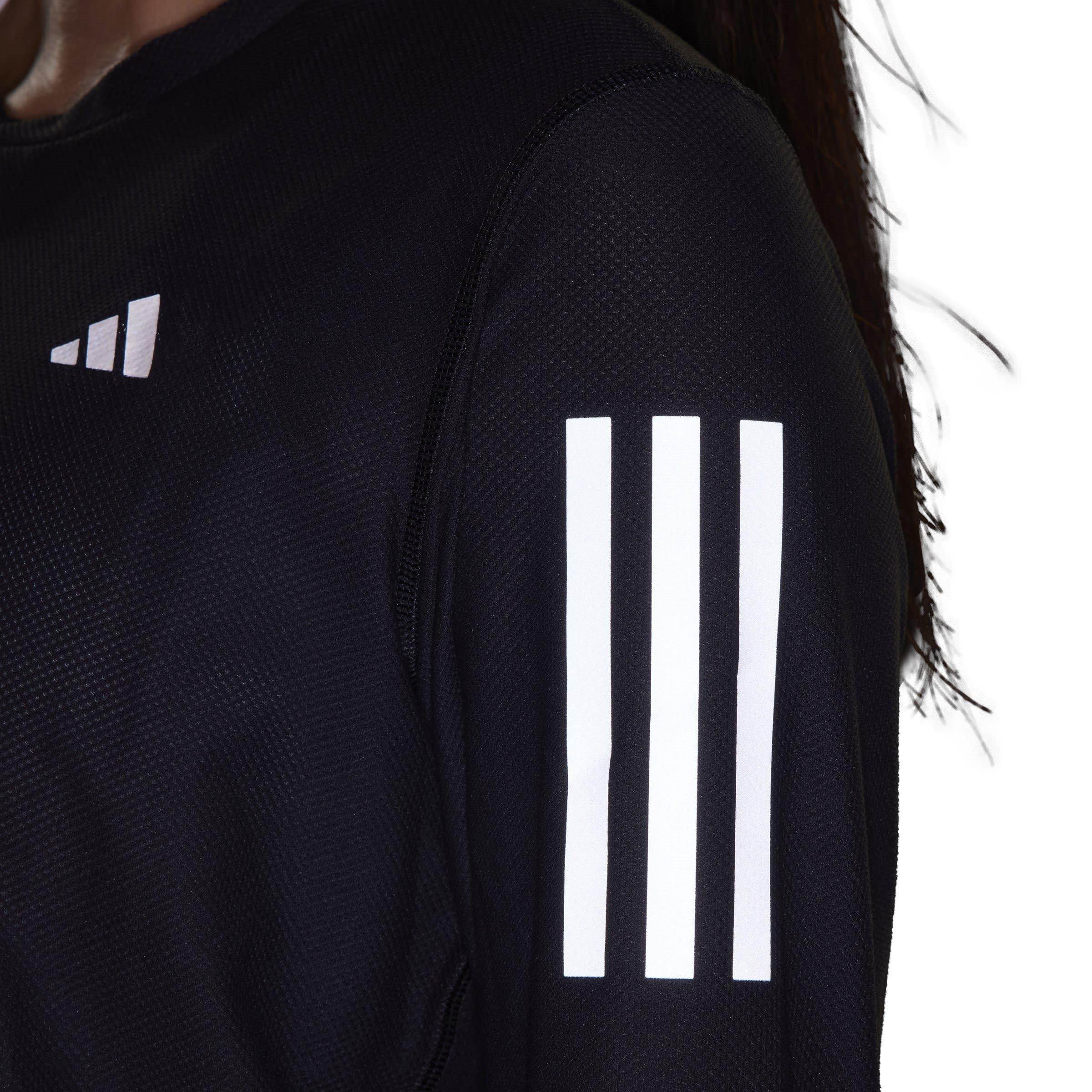 Black - adidas - Own The Run Womens Performance Long Sleeve T Shirt - 7