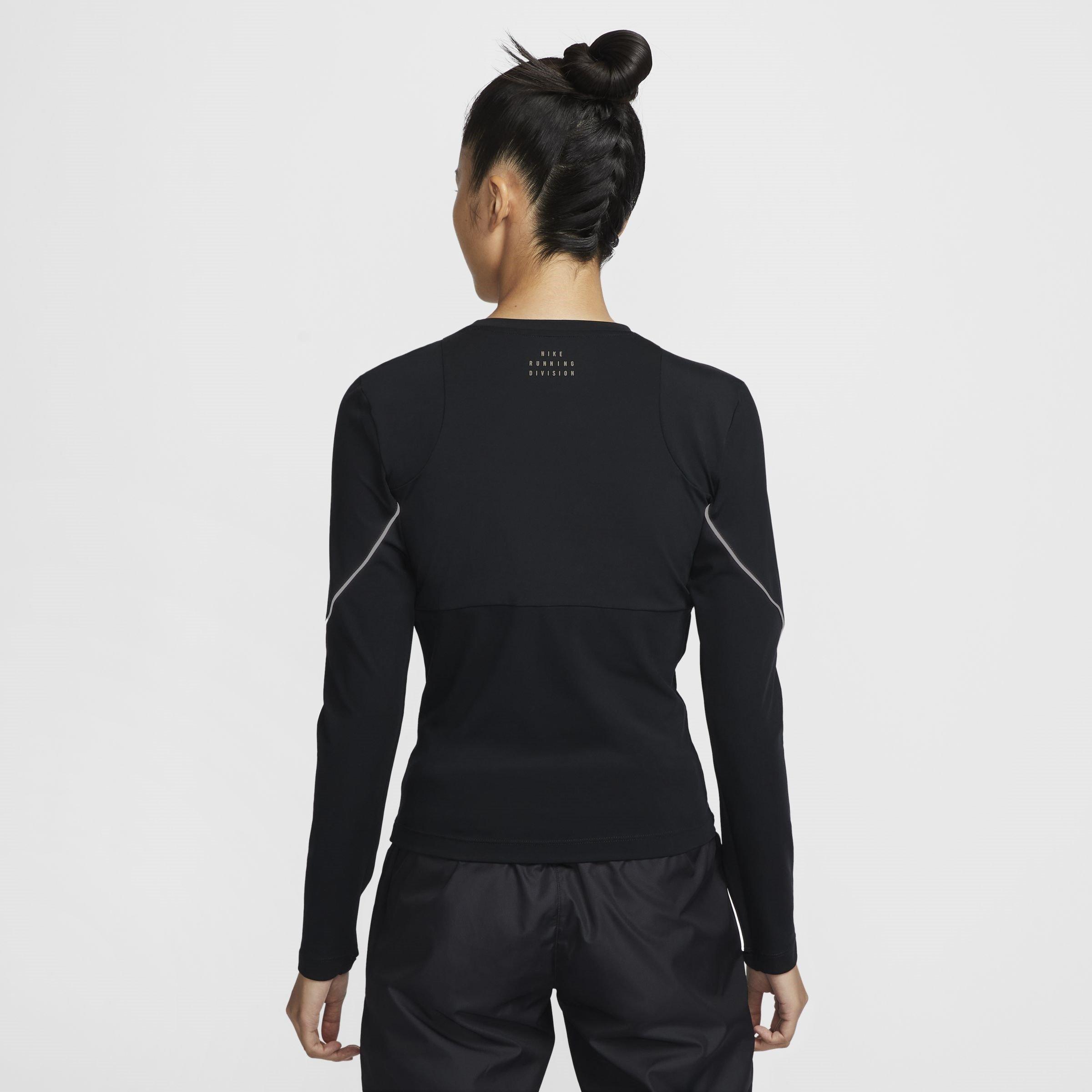 Black - Nike - Running Division Womens Long Sleeve Running T Shirt - 2