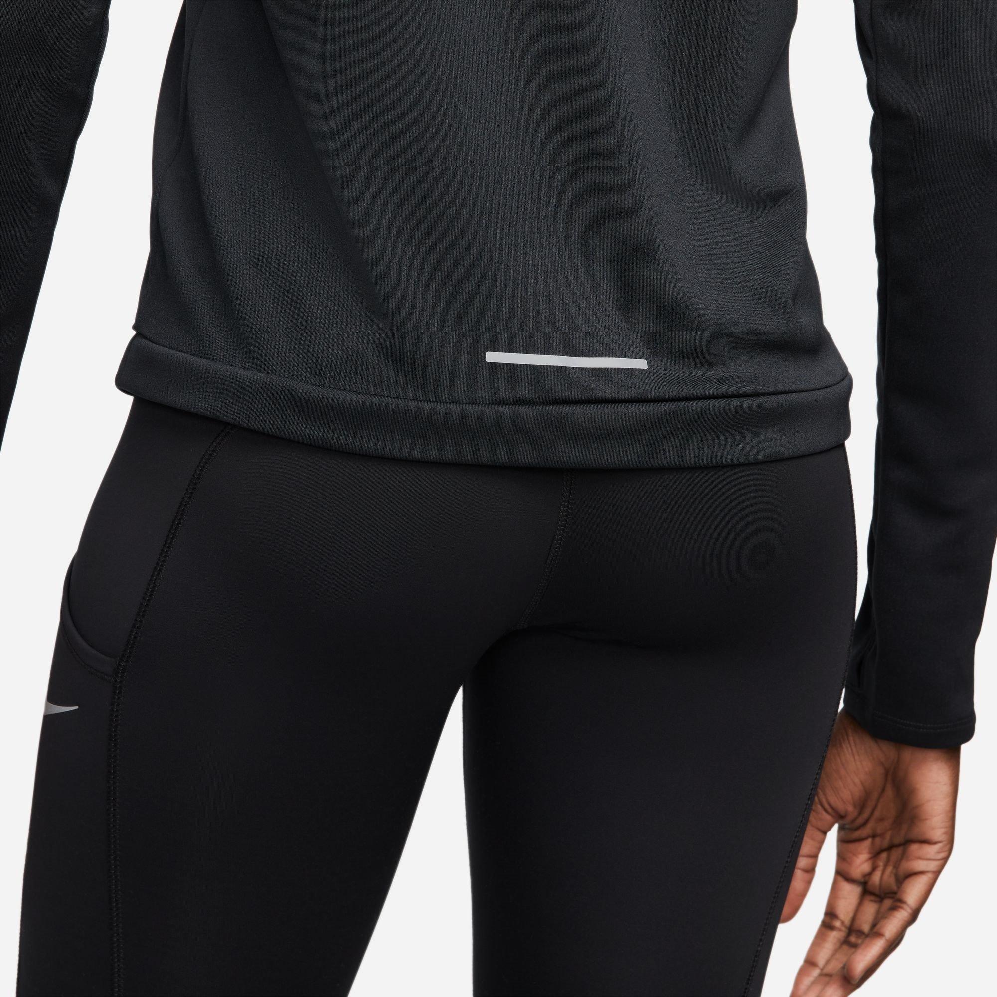 Nero - Nike - Pacer Women's Long-Sleeve 1/2-Zip Running Top - 6