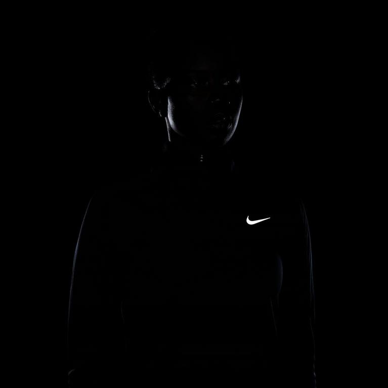 Noir - Nike - Pacer Women's Long-Sleeve 1/2-Zip Running Top - 9