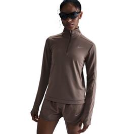 Nike Pacer Womens Long Sleeve 1 2 Zip Running Top