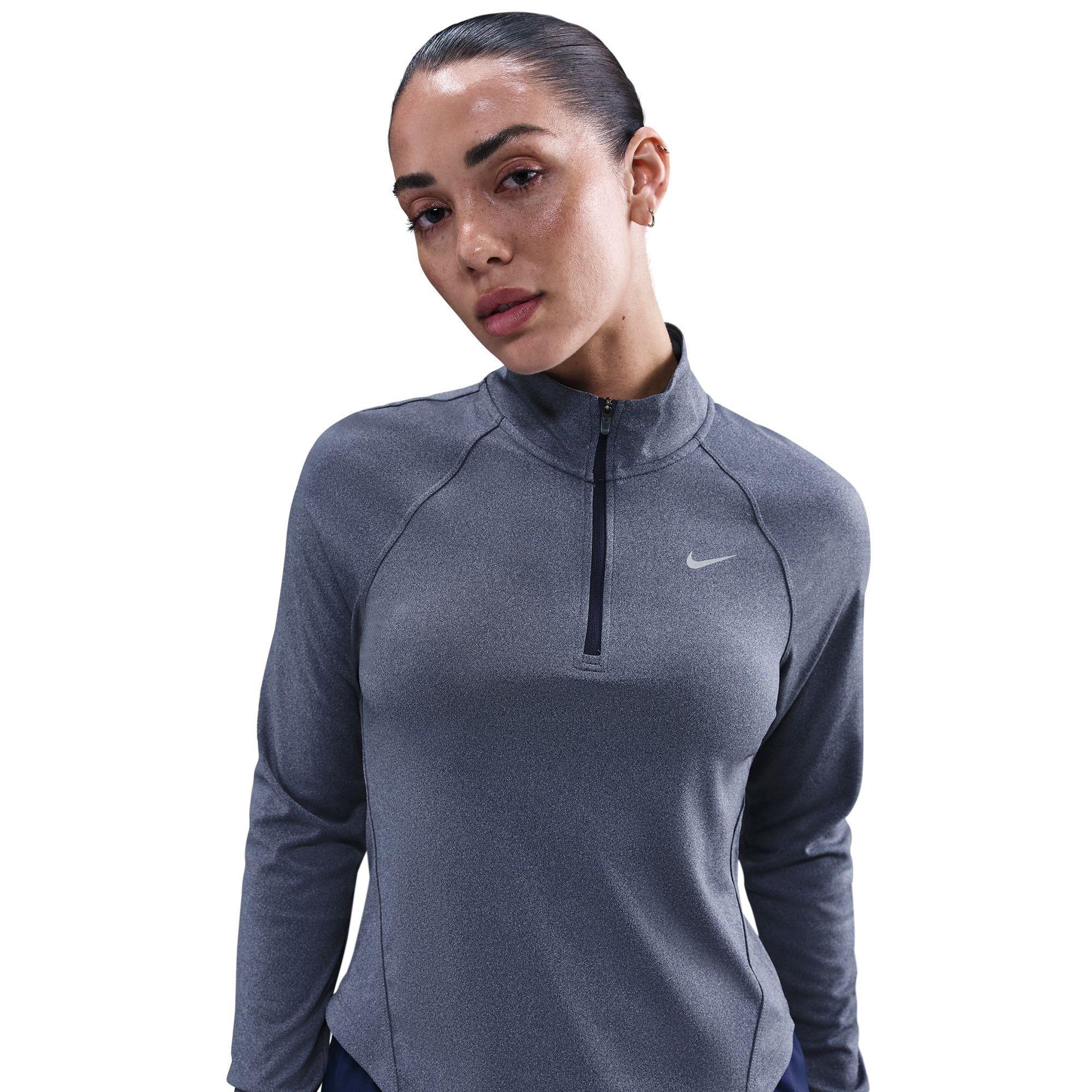 Nike Women's Pacer Long-Sleeve 1/2-Zip Running Top - Midnight Navy - 12 (M)