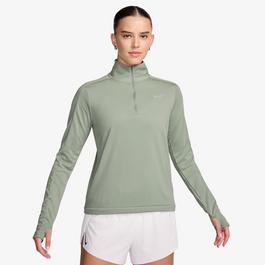 Nike Pacer Womens Long Sleeve 1 2 Zip Running Top