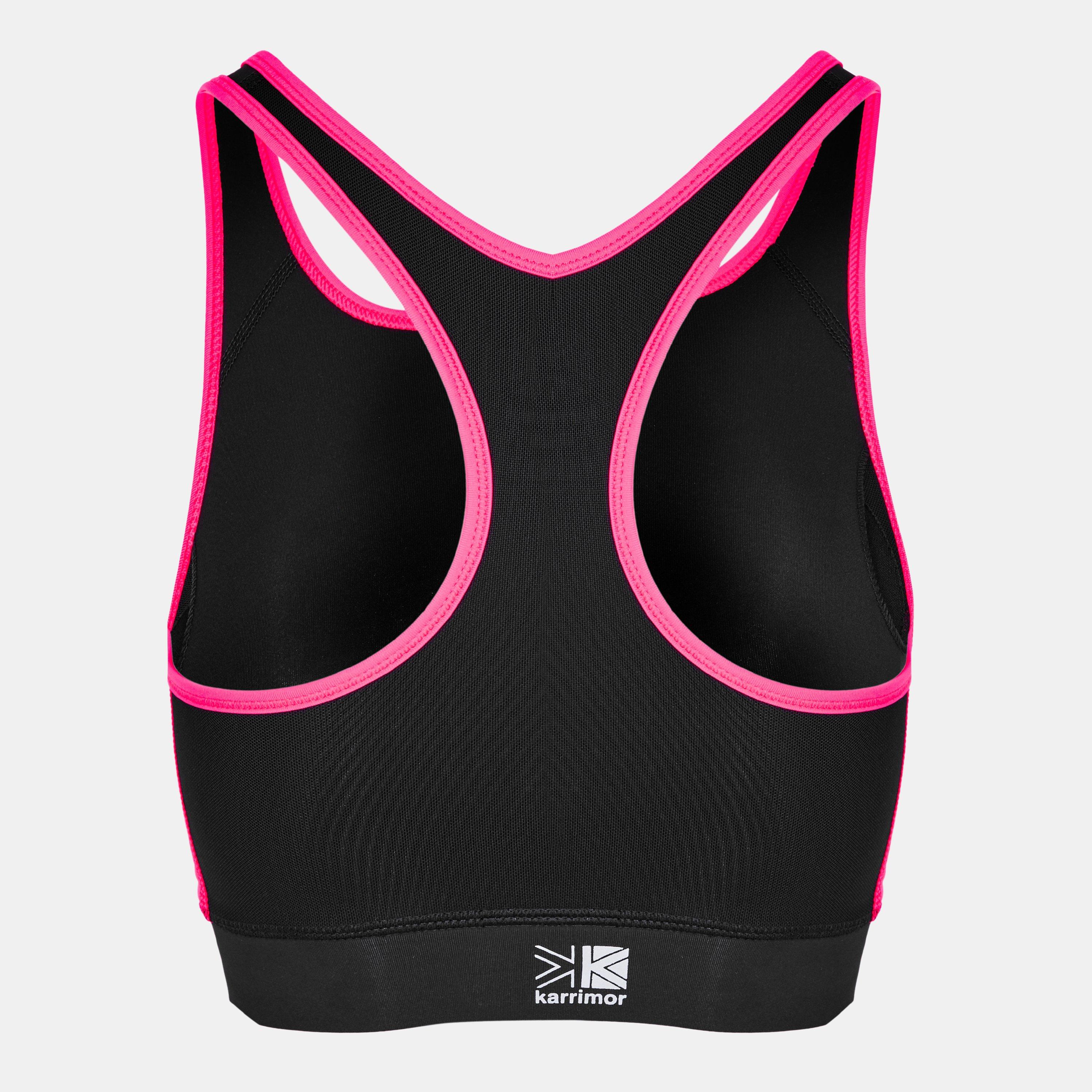 Preto/Rosa - Karrimor - Tempo Sports Bra - 2