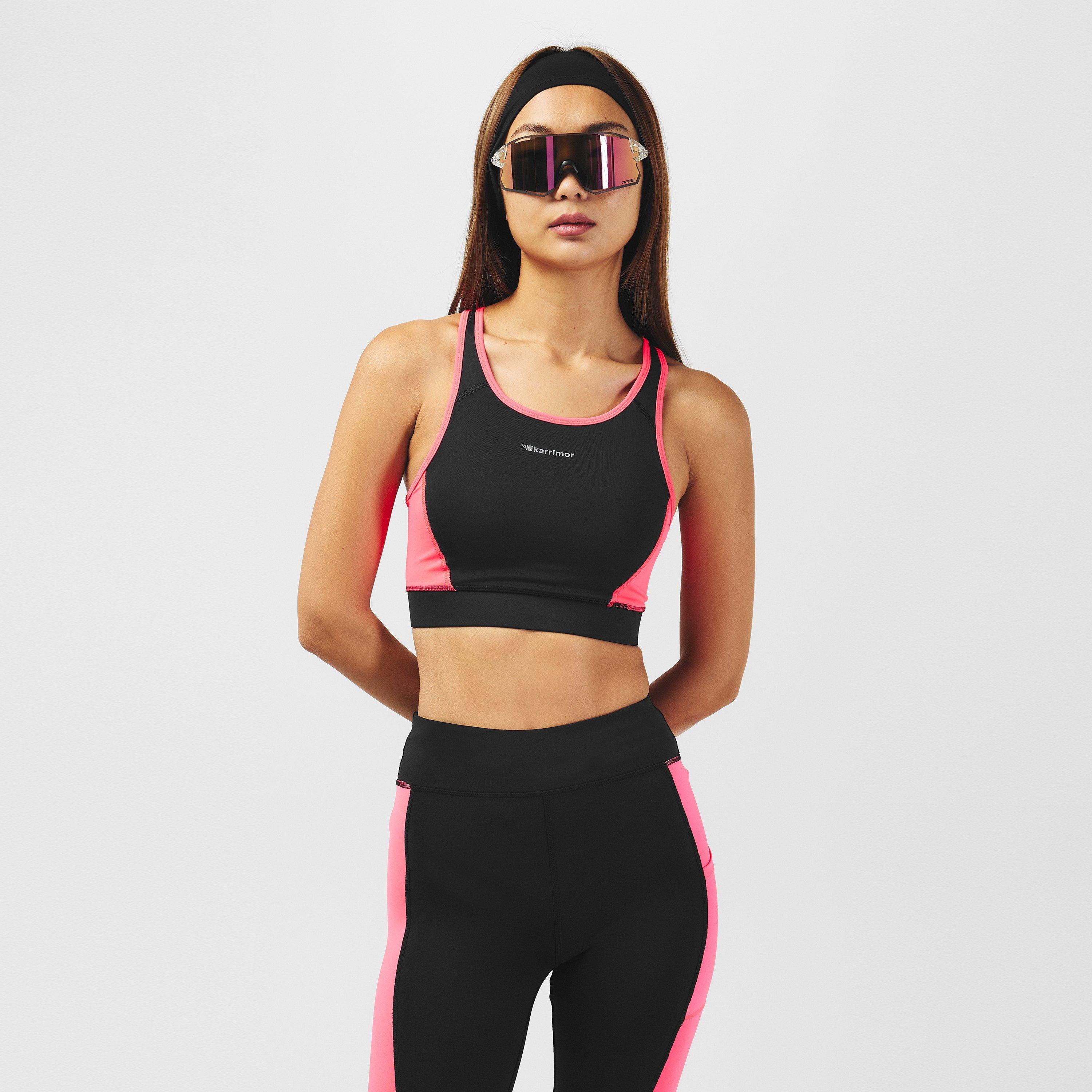 Preto/Rosa - Karrimor - Tempo Sports Bra - 3