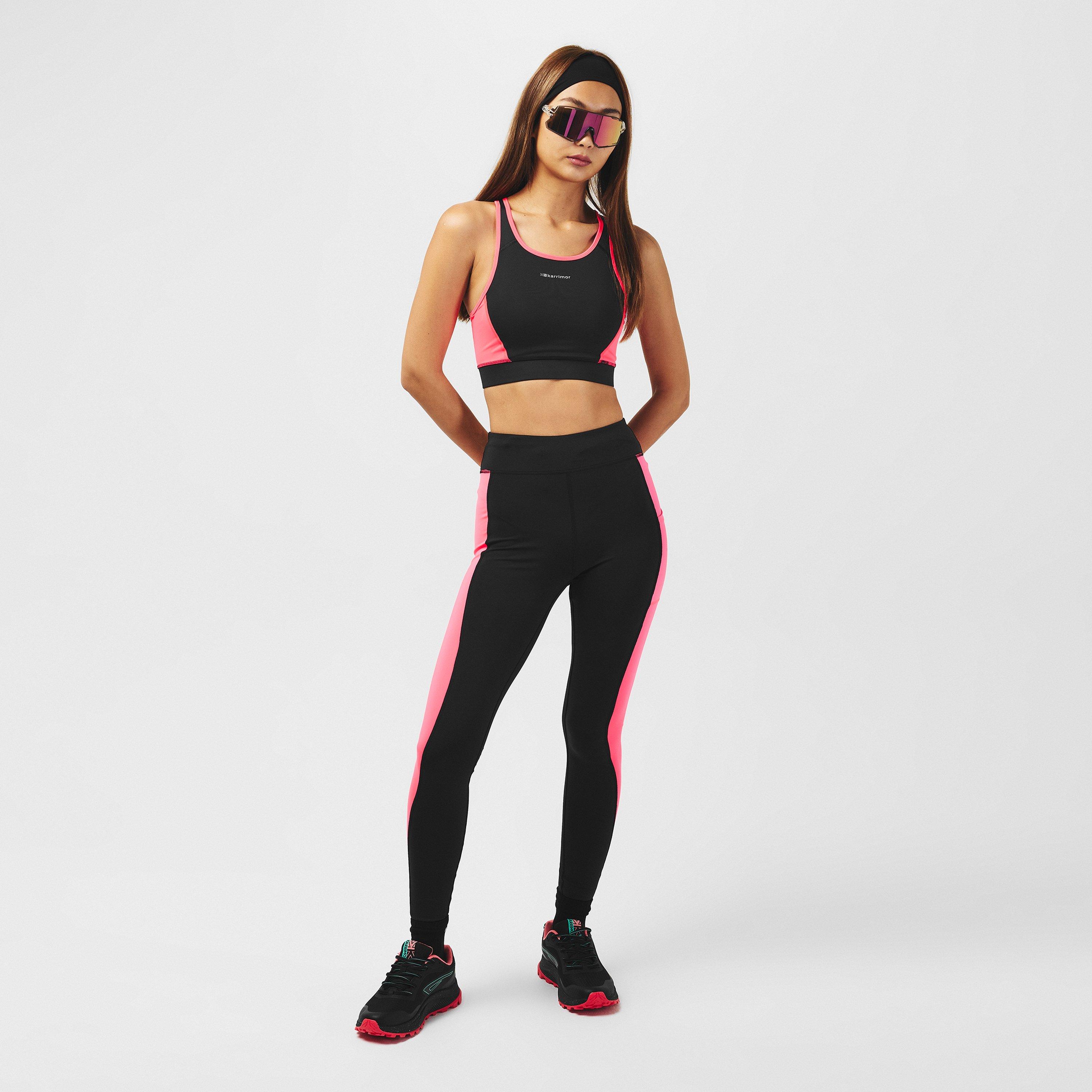Preto/Rosa - Karrimor - Tempo Sports Bra - 7