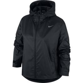 Nike Essential suede-leather Running Jacket Womens
