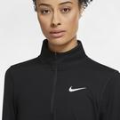 Negro - Nike - Dri Fit Element Half Zip Top Ladies - 5