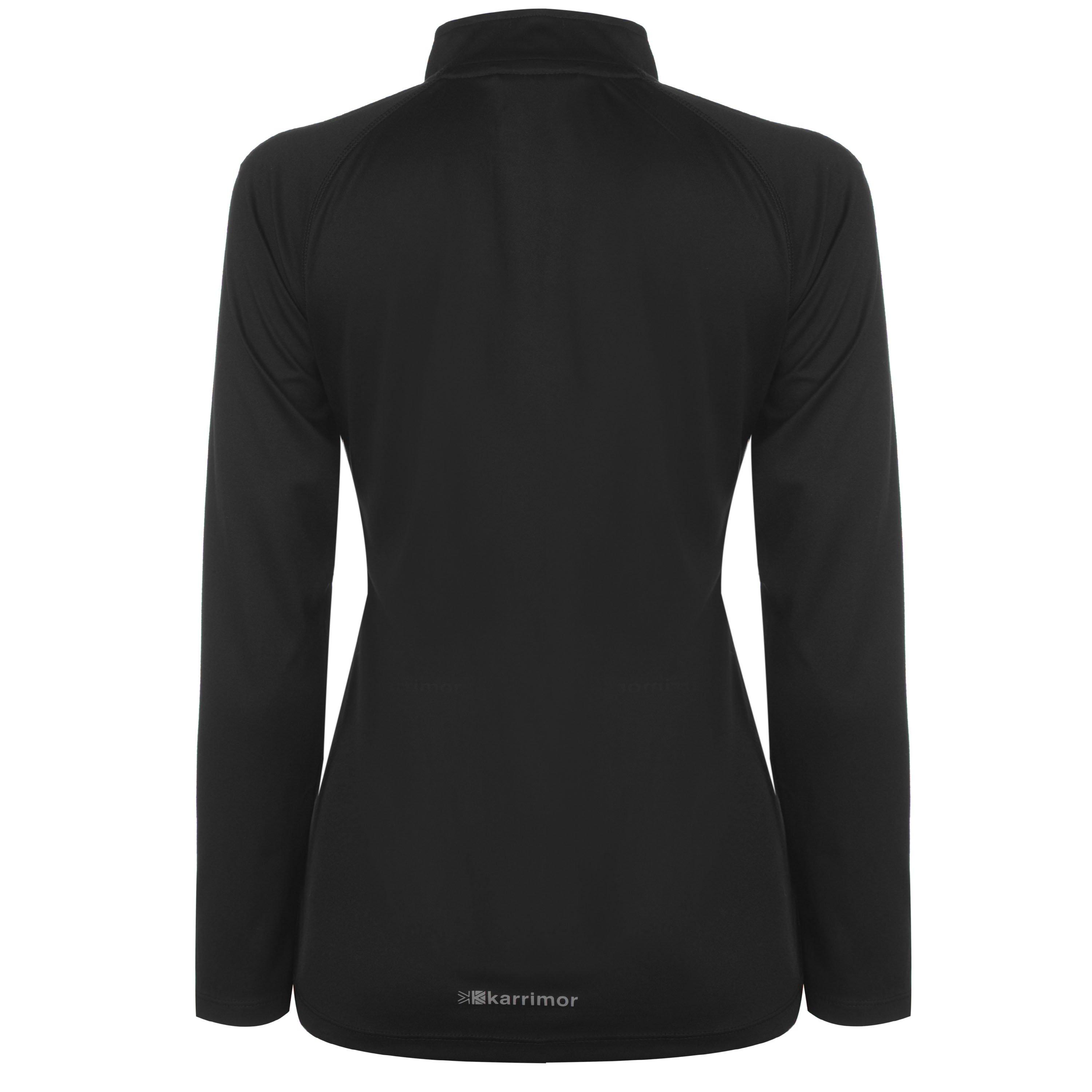Crna - Karrimor - Quarter Zip Long Sleeve Top - 6