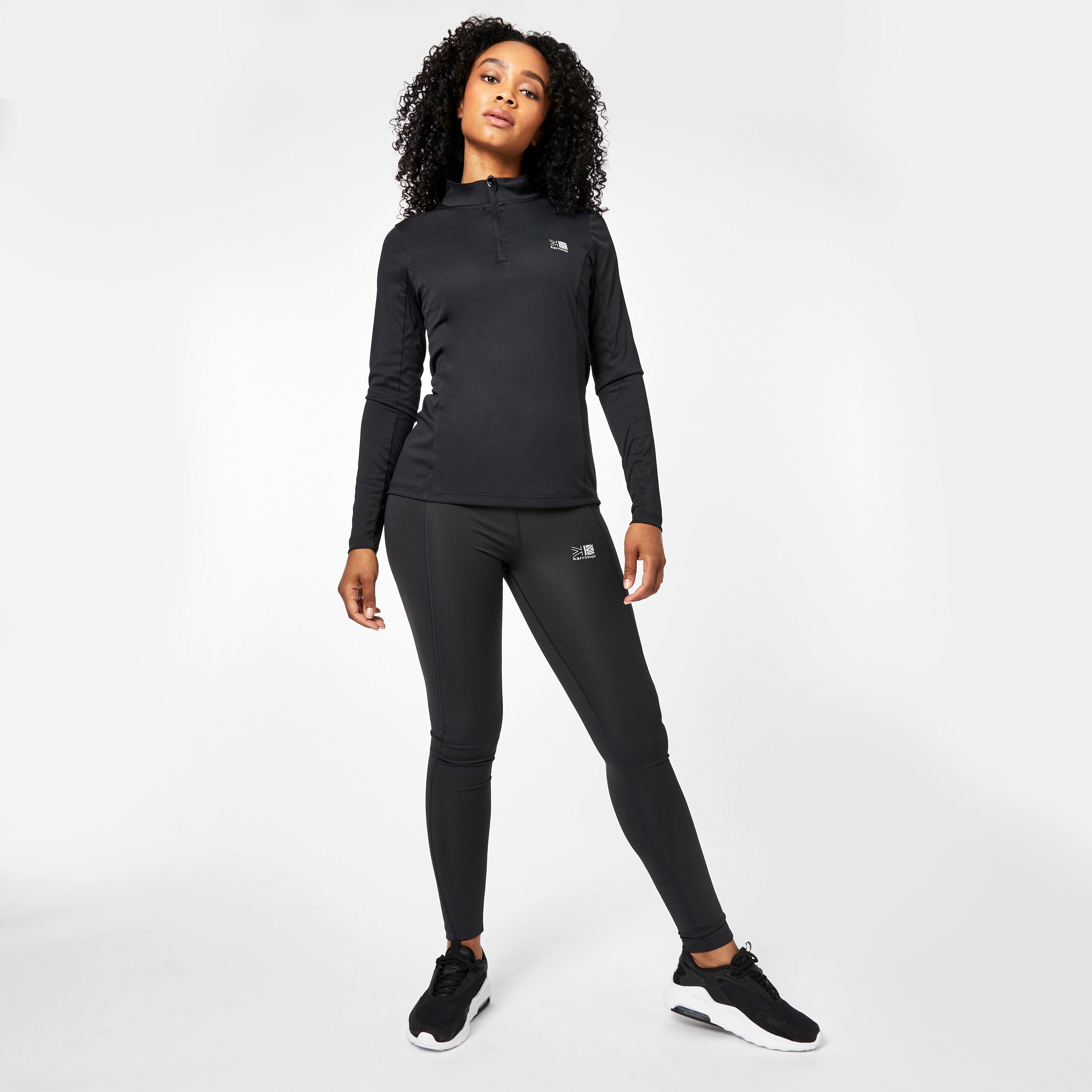 Karrimor Quarter Zip Long Sleeve Top Long Sleeve Performance T