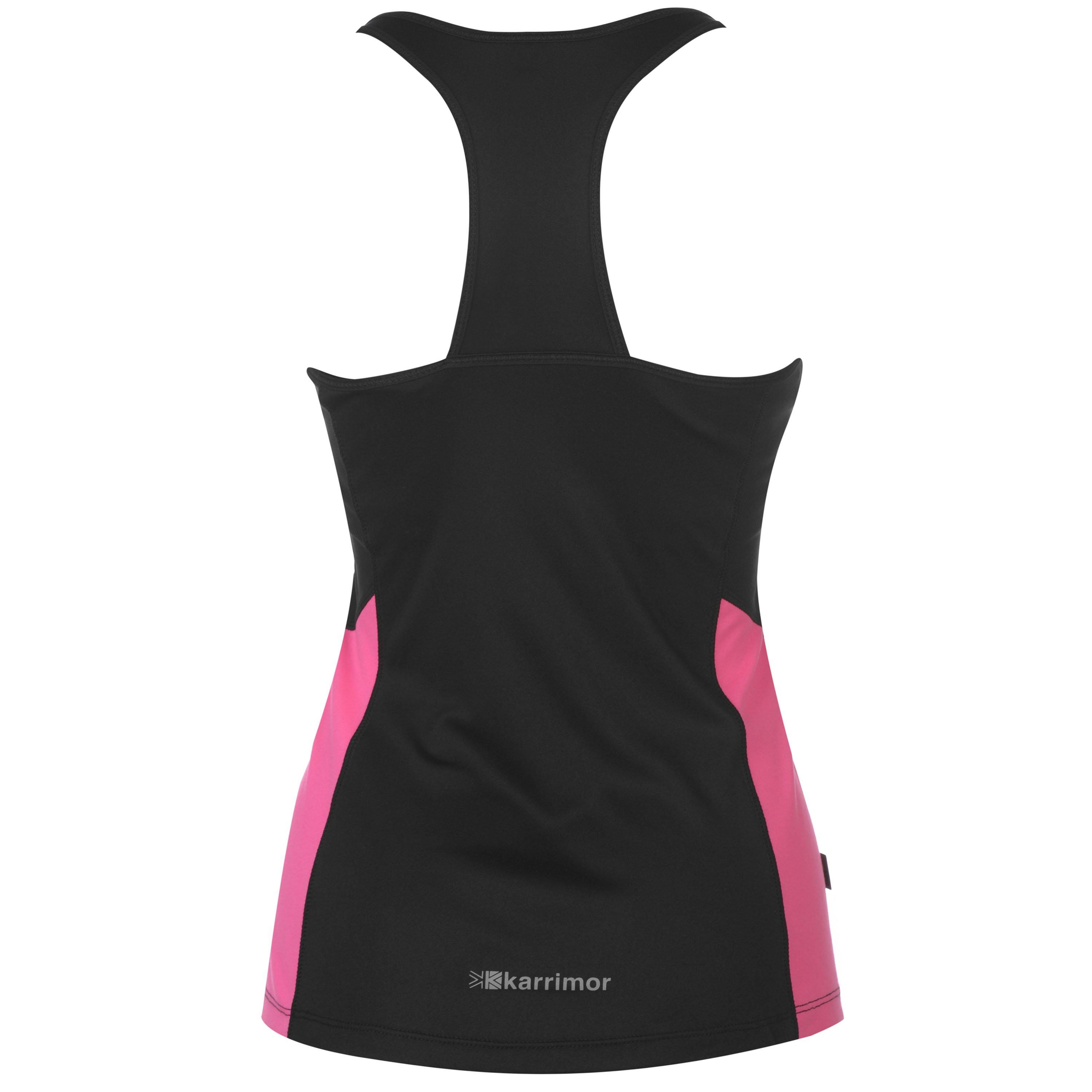 Black/Pink - Karrimor - Longline Sports Vest - 5