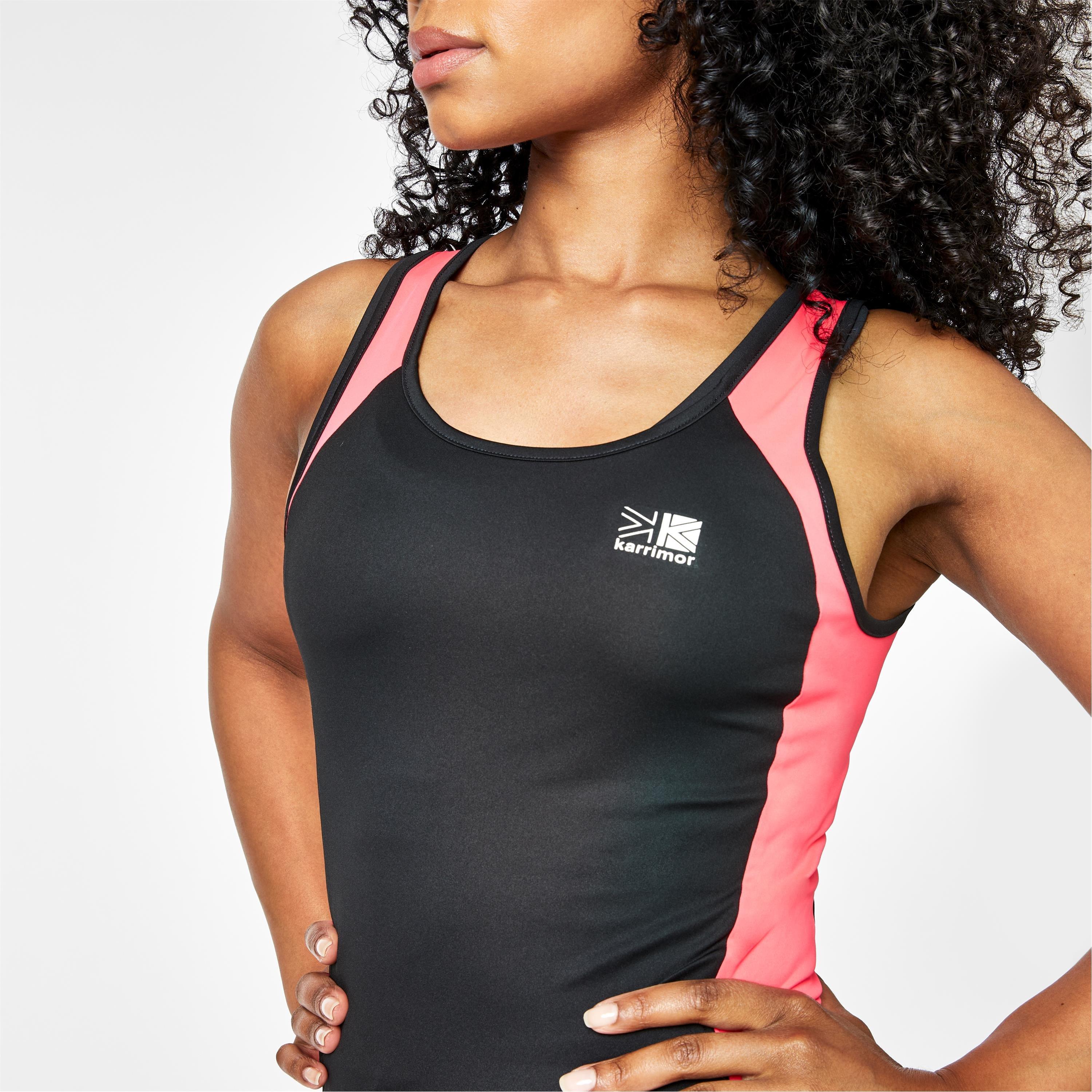 Black/Pink - Karrimor - Longline Sports Vest - 3