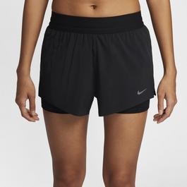 Nike Swift Womens Dri-FIT Mid-Rise 2-in-1 Running Shorts