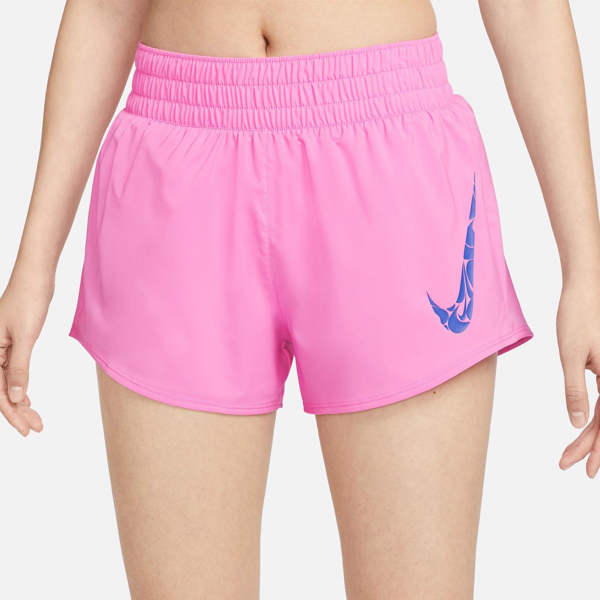 Nike One Womens Dri FIT Mid Rise Performance Shorts