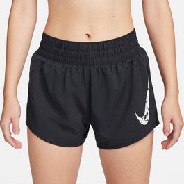 Nike One Womens Dri FIT Mid Rise Performance Shorts